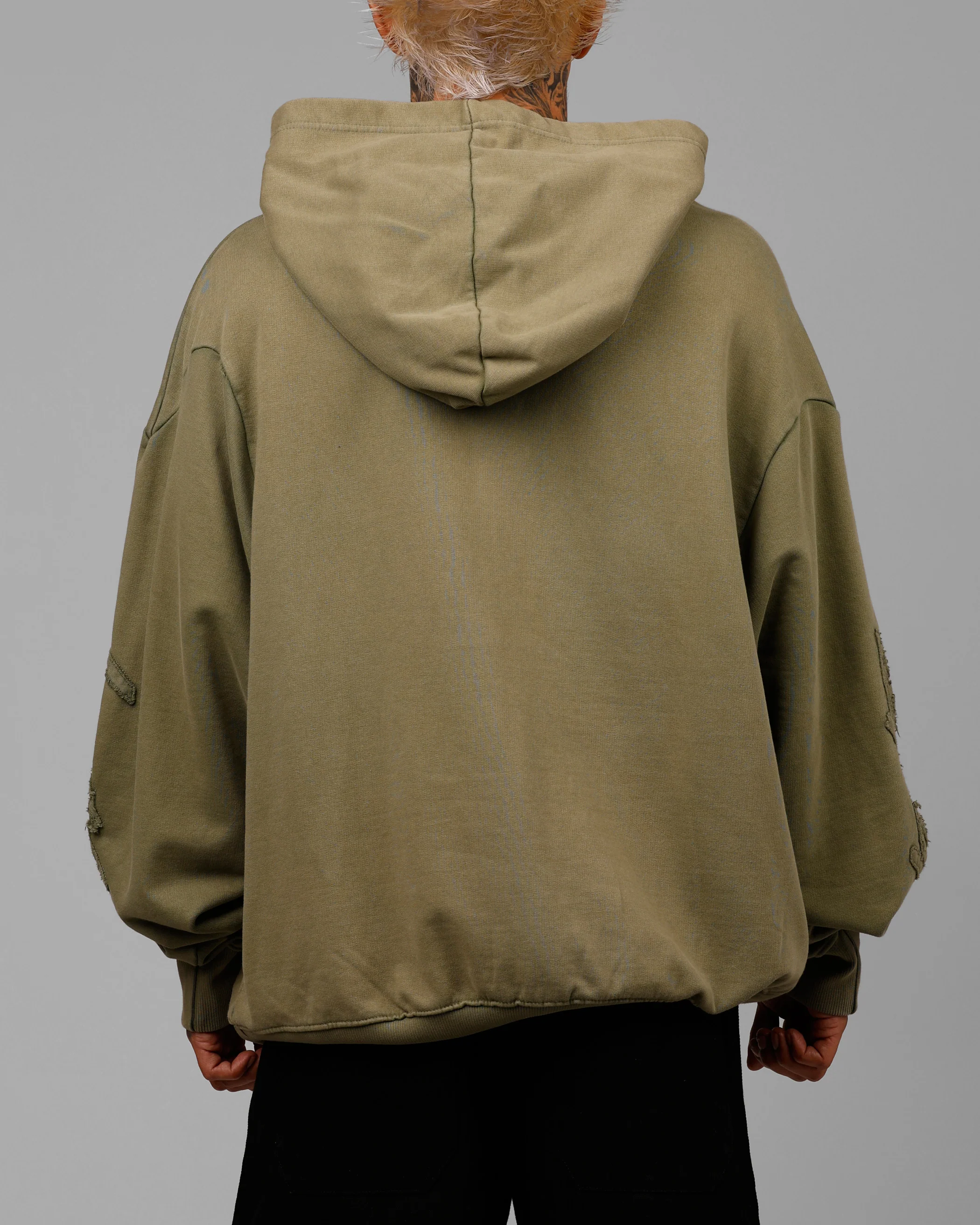 Loiter Dune Hoodie Khaki Green - Image 2