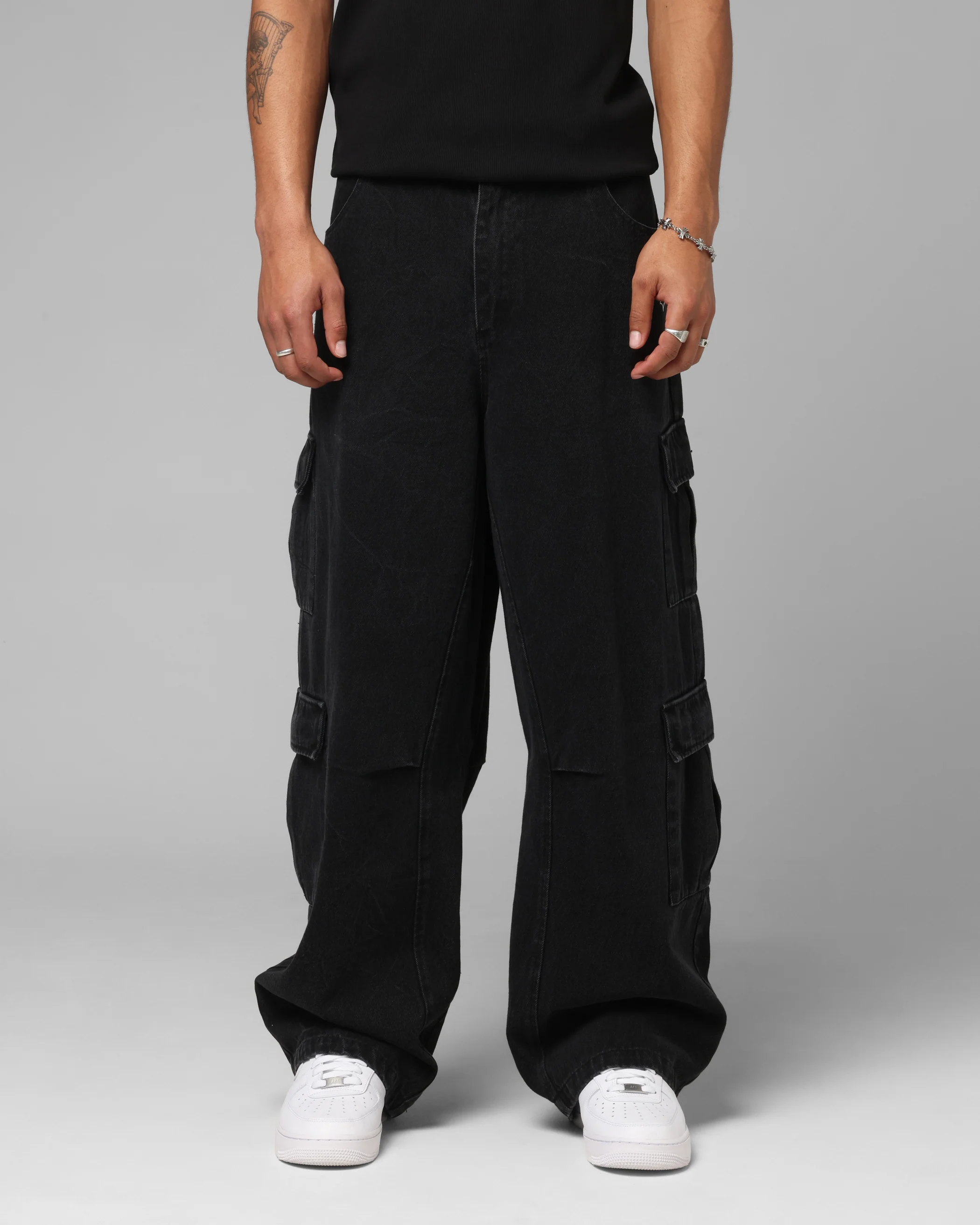 Loiter F-16 Balloon Cargo Pants Black - Image 6