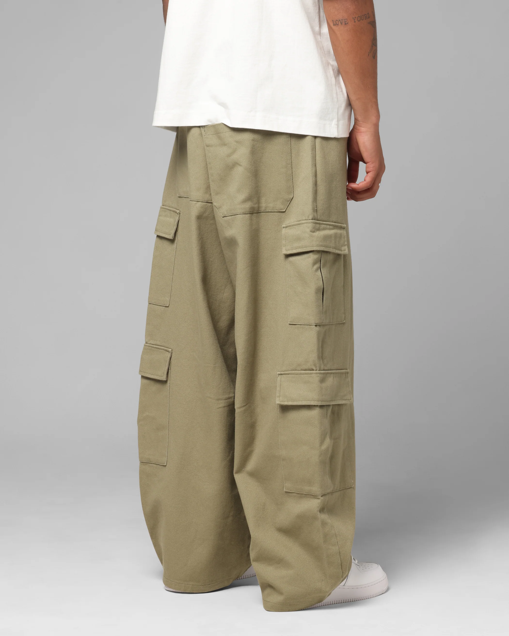 Loiter F-16 Balloon Cargo Pants Khaki - Image 5