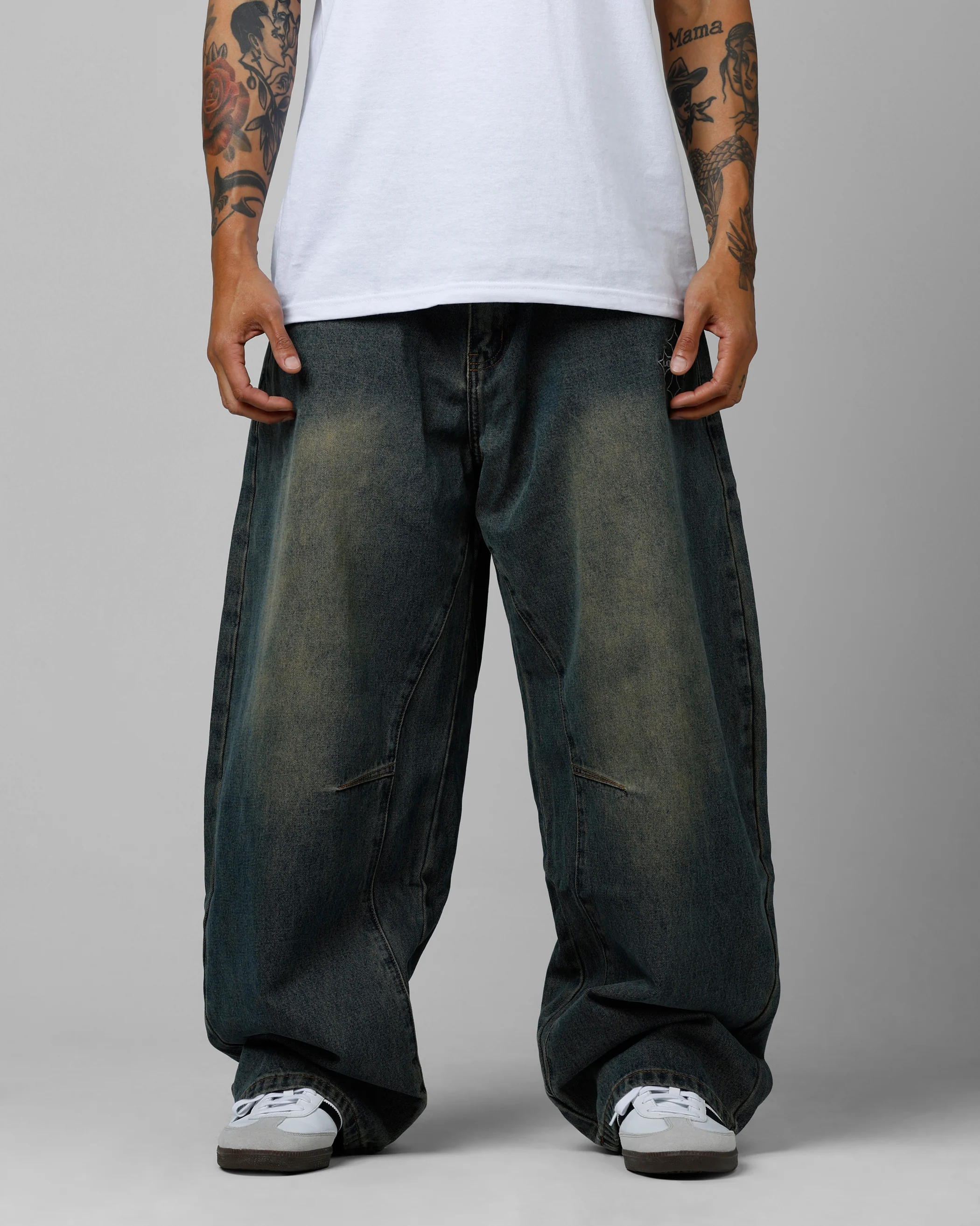 Loiter F-16 Balloon Jeans Dirty Blue
