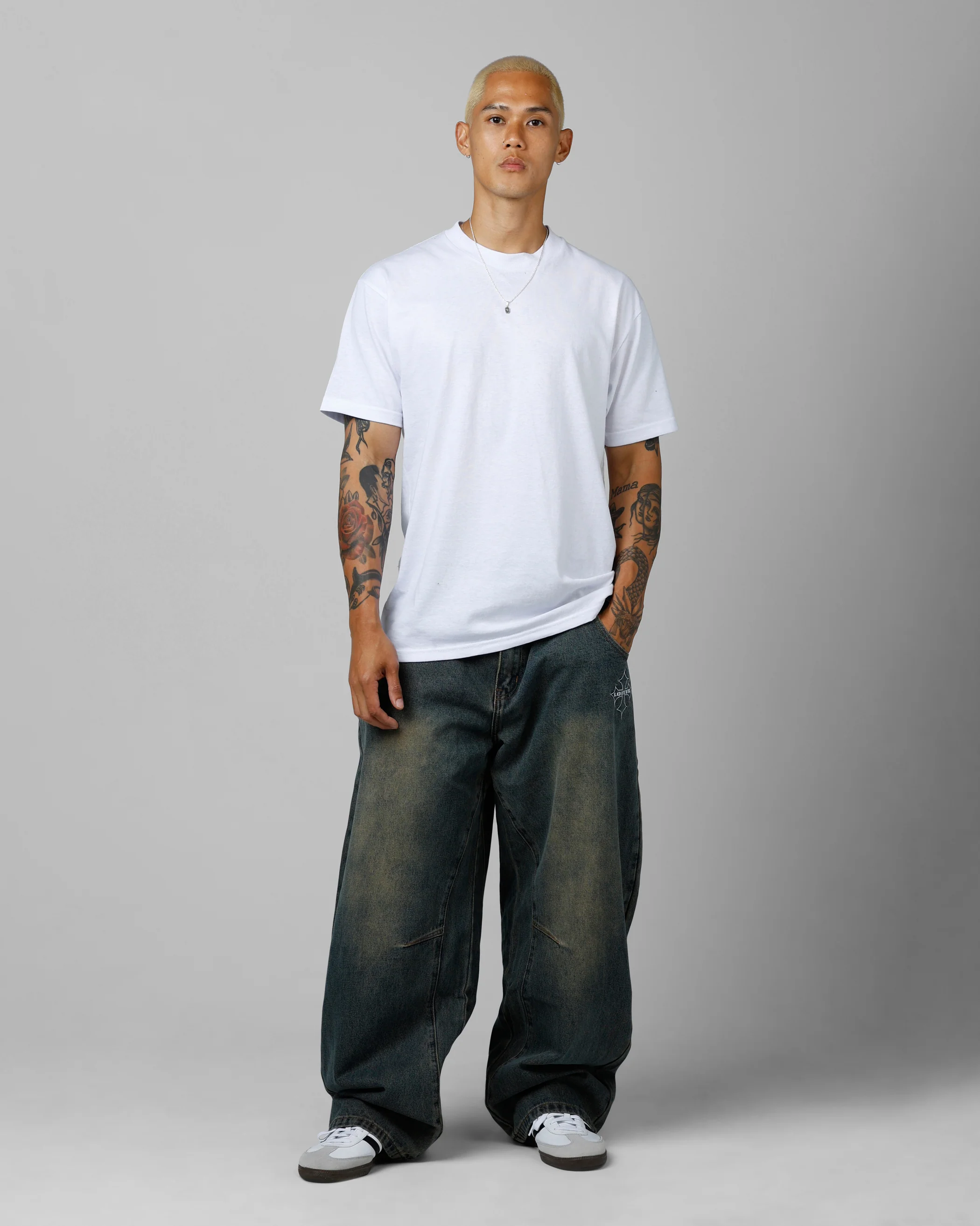 Loiter F-16 Balloon Jeans Dirty Blue - Image 2