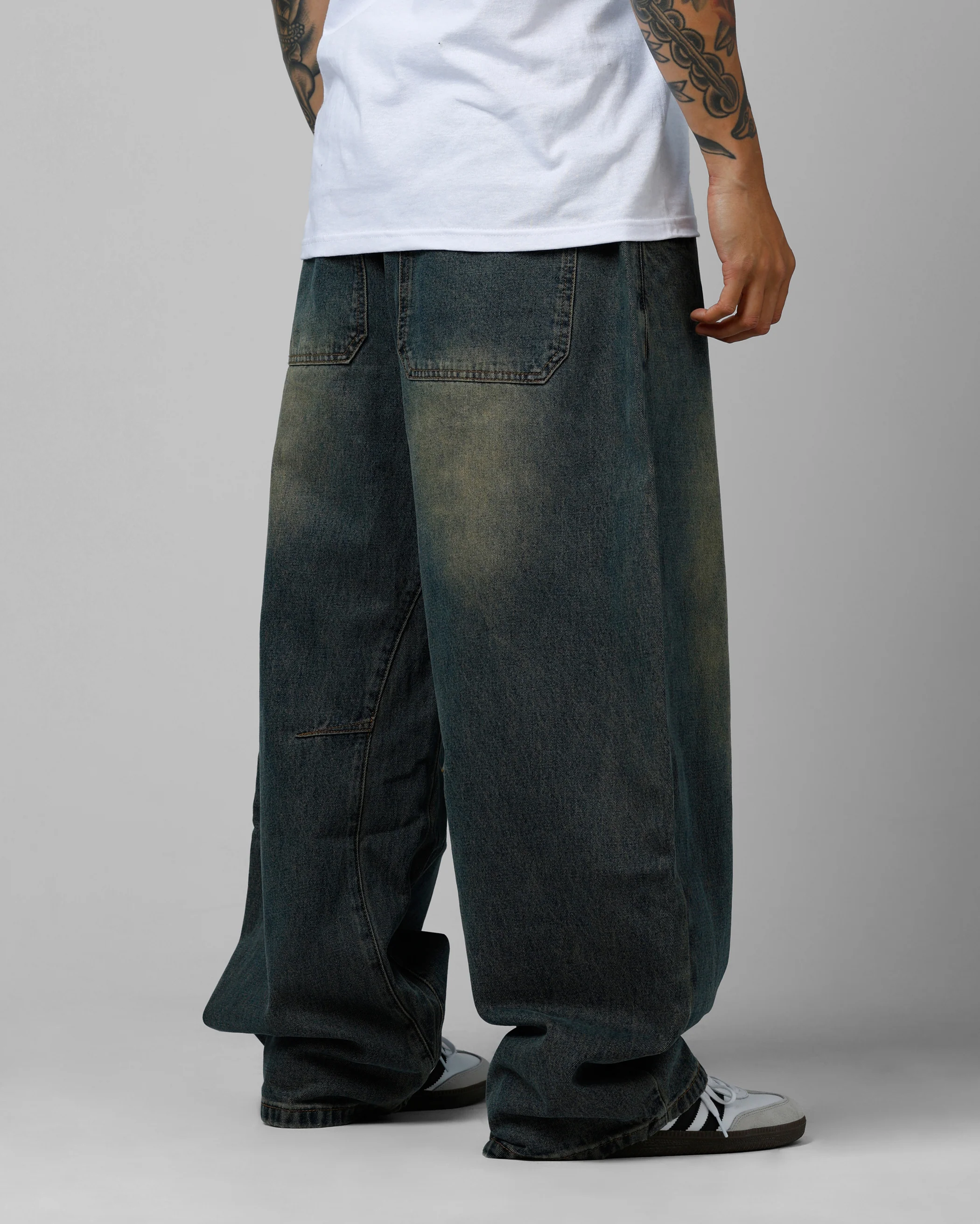 Loiter F-16 Balloon Jeans Dirty Blue - Image 3
