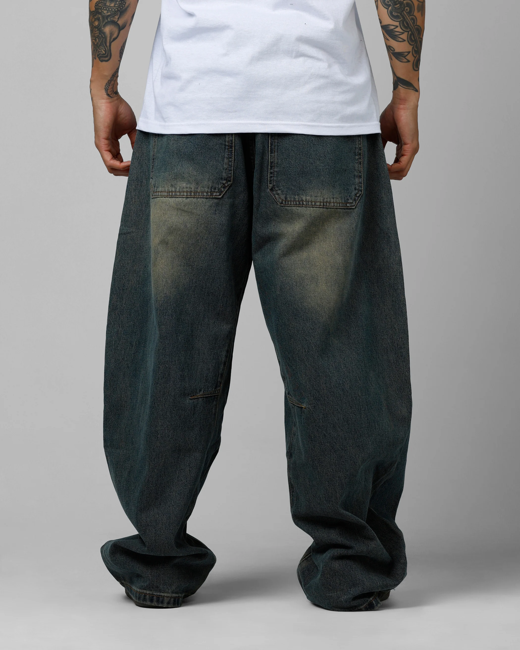 Loiter F-16 Balloon Jeans Dirty Blue - Image 5