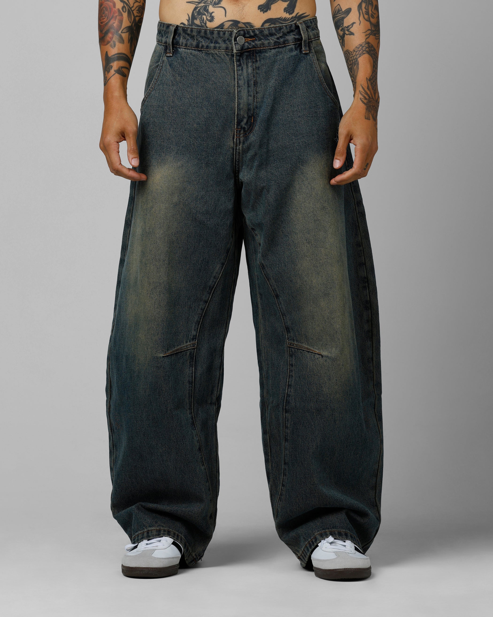 Loiter F-16 Balloon Jeans Dirty Blue - Image 6