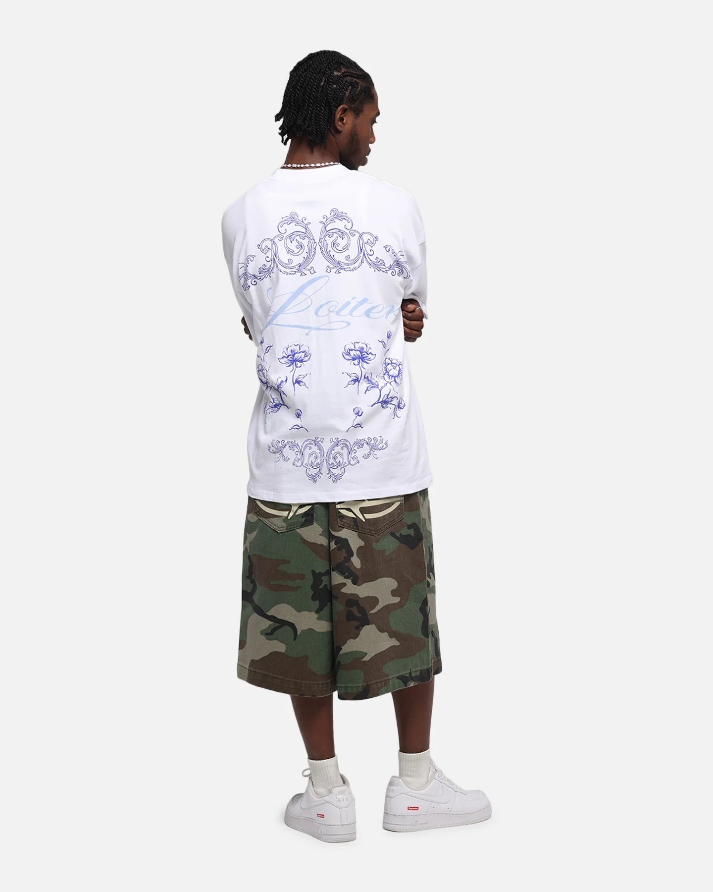 Loiter Fine China T-Shirt White - Image 3