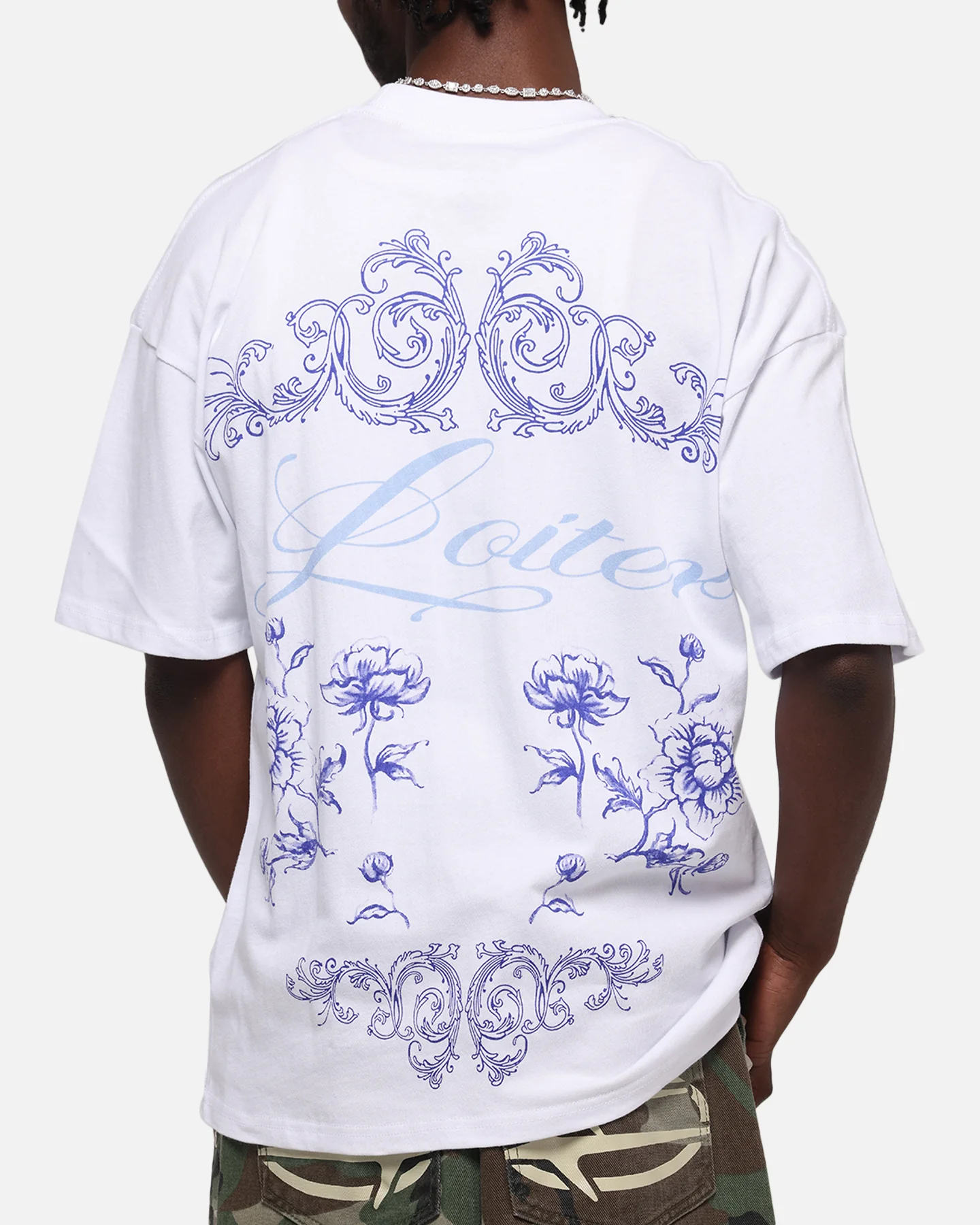 Loiter Fine China T-Shirt White - Image 7