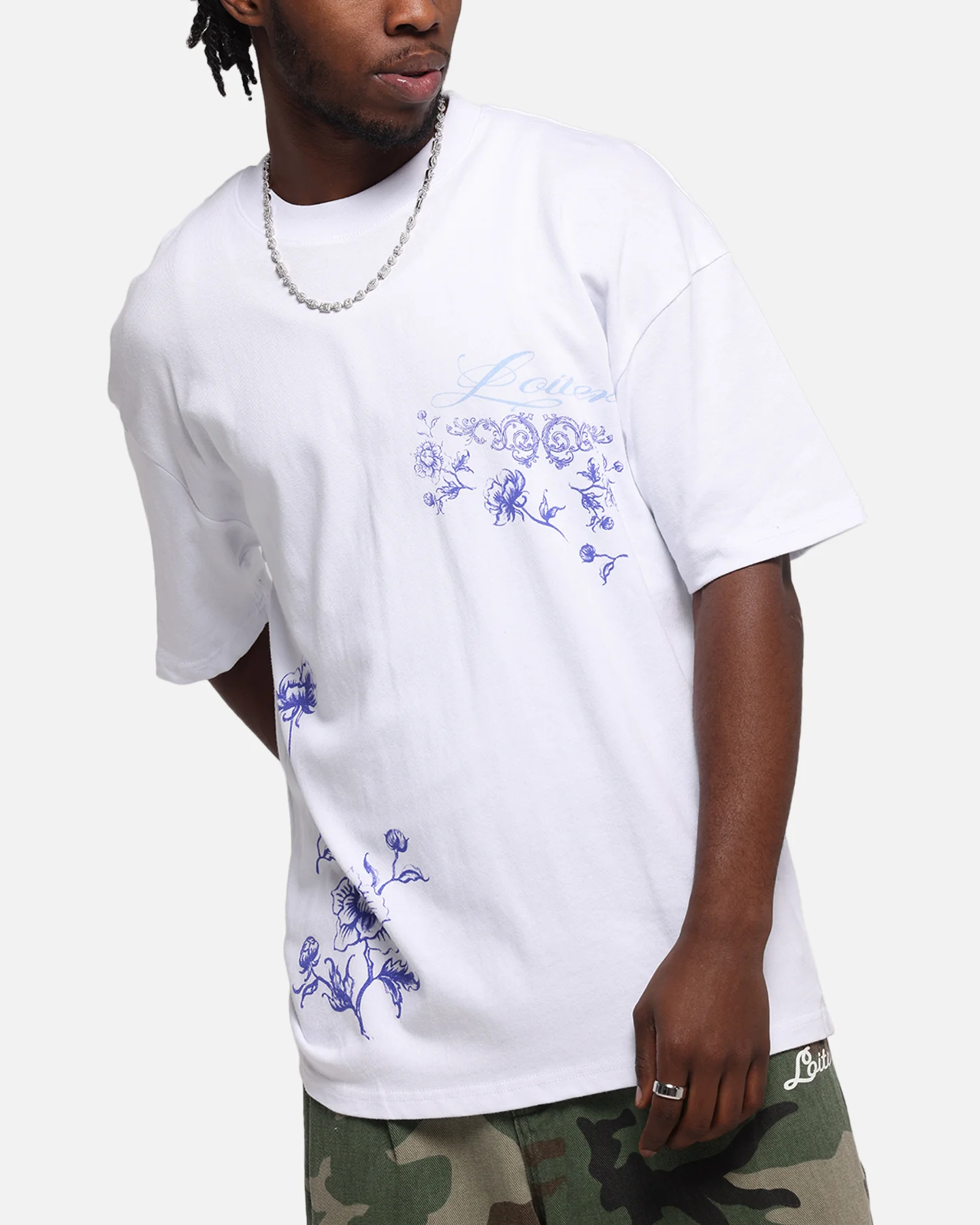 Loiter Fine China T-Shirt White - Image 8