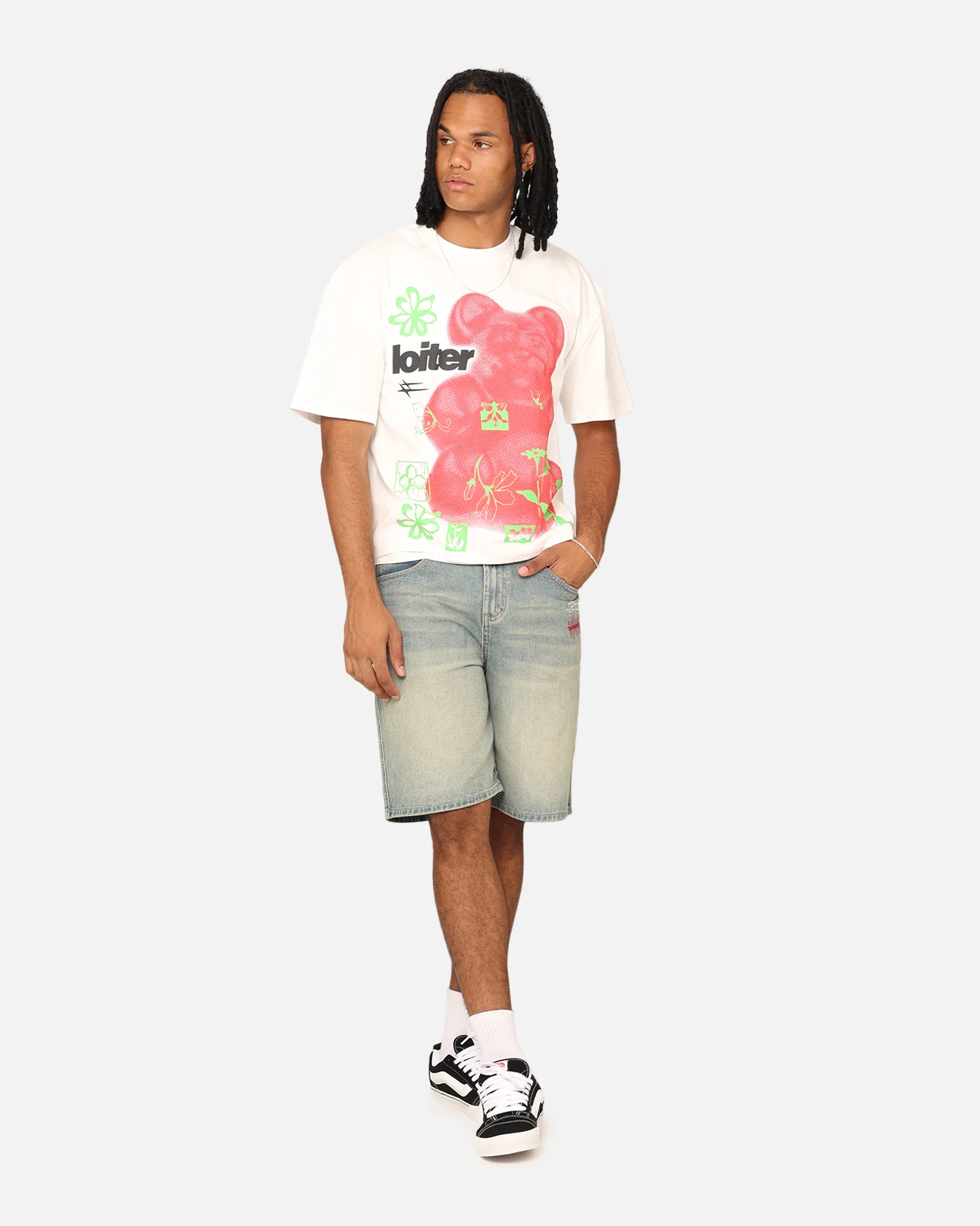 Loiter Gummy Box T-Shirt Off White - Image 3