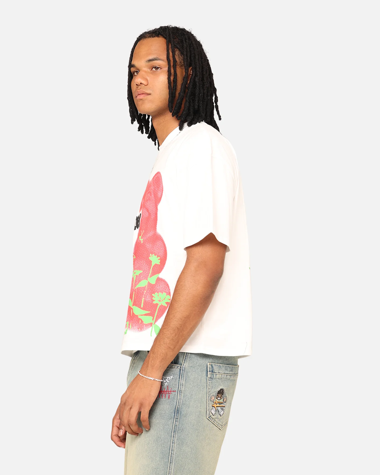 Loiter Gummy Box T-Shirt Off White - Image 7