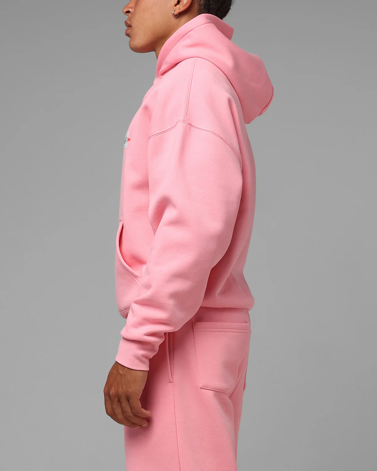 Loiter Hybrid Premium Hoodie Pink - Image 5