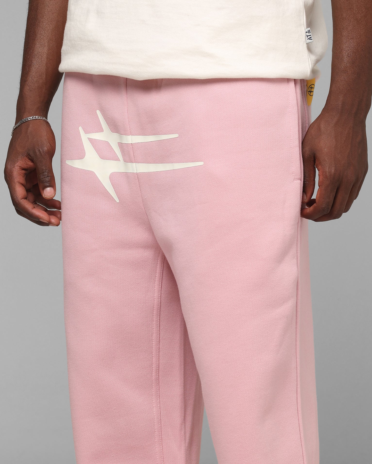 Loiter Hybrid Sweatpants Dusty Pink - Image 3