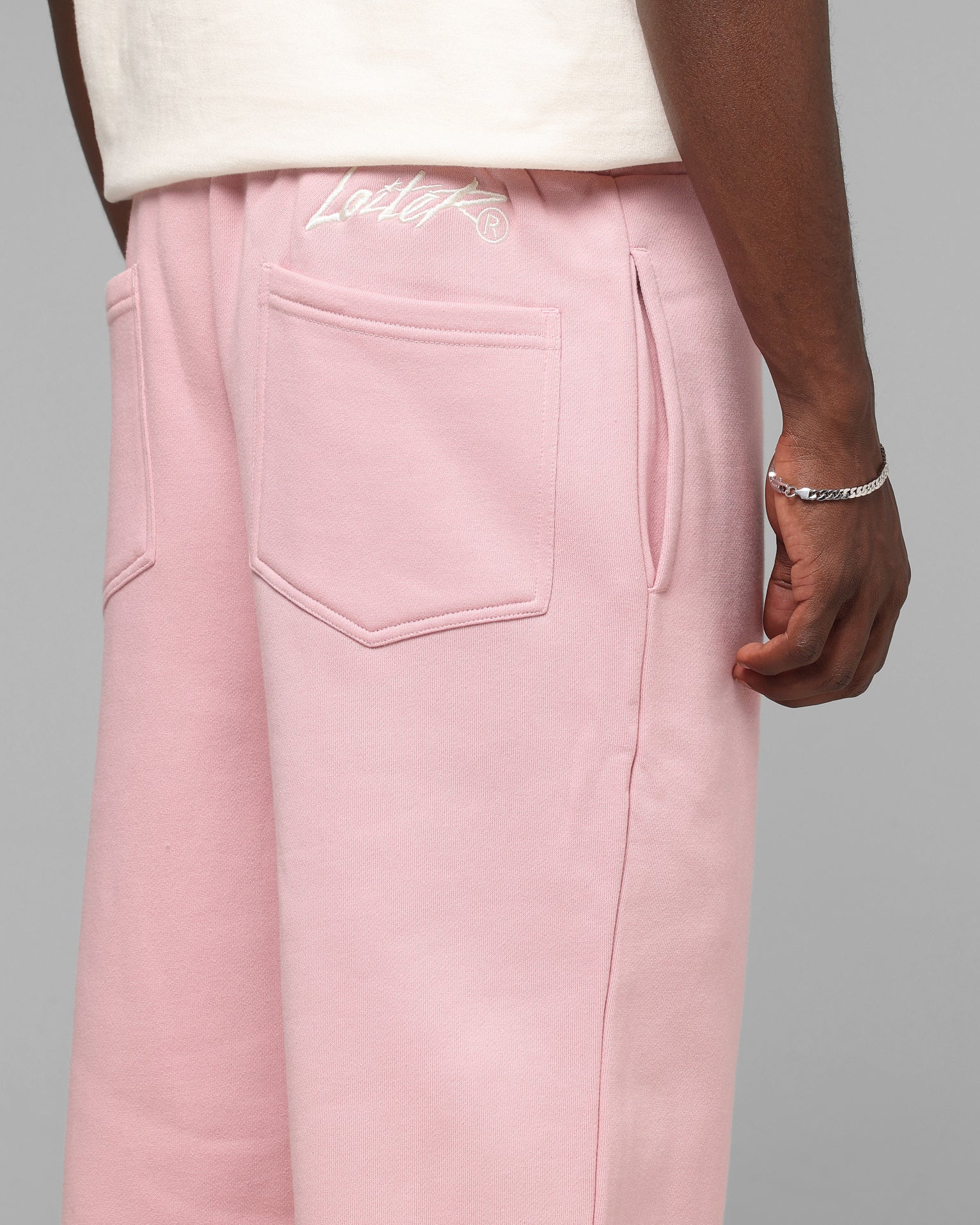 Loiter Hybrid Sweatpants Dusty Pink - Image 4