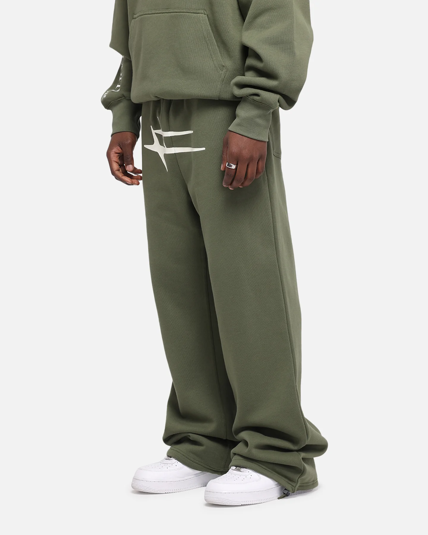 Loiter Hybrid Sweatpants Olive - Image 5
