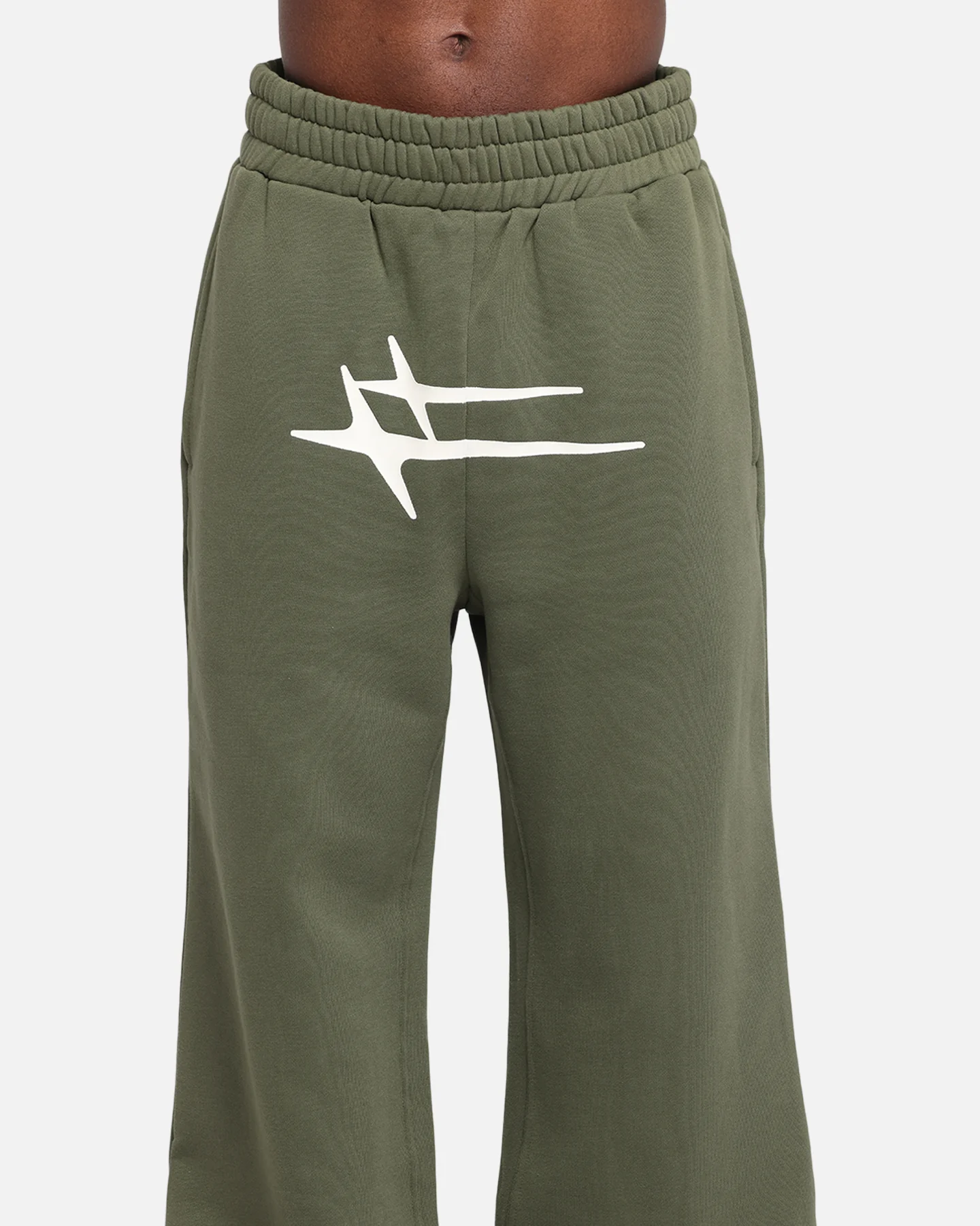 Loiter Hybrid Sweatpants Olive - Image 7
