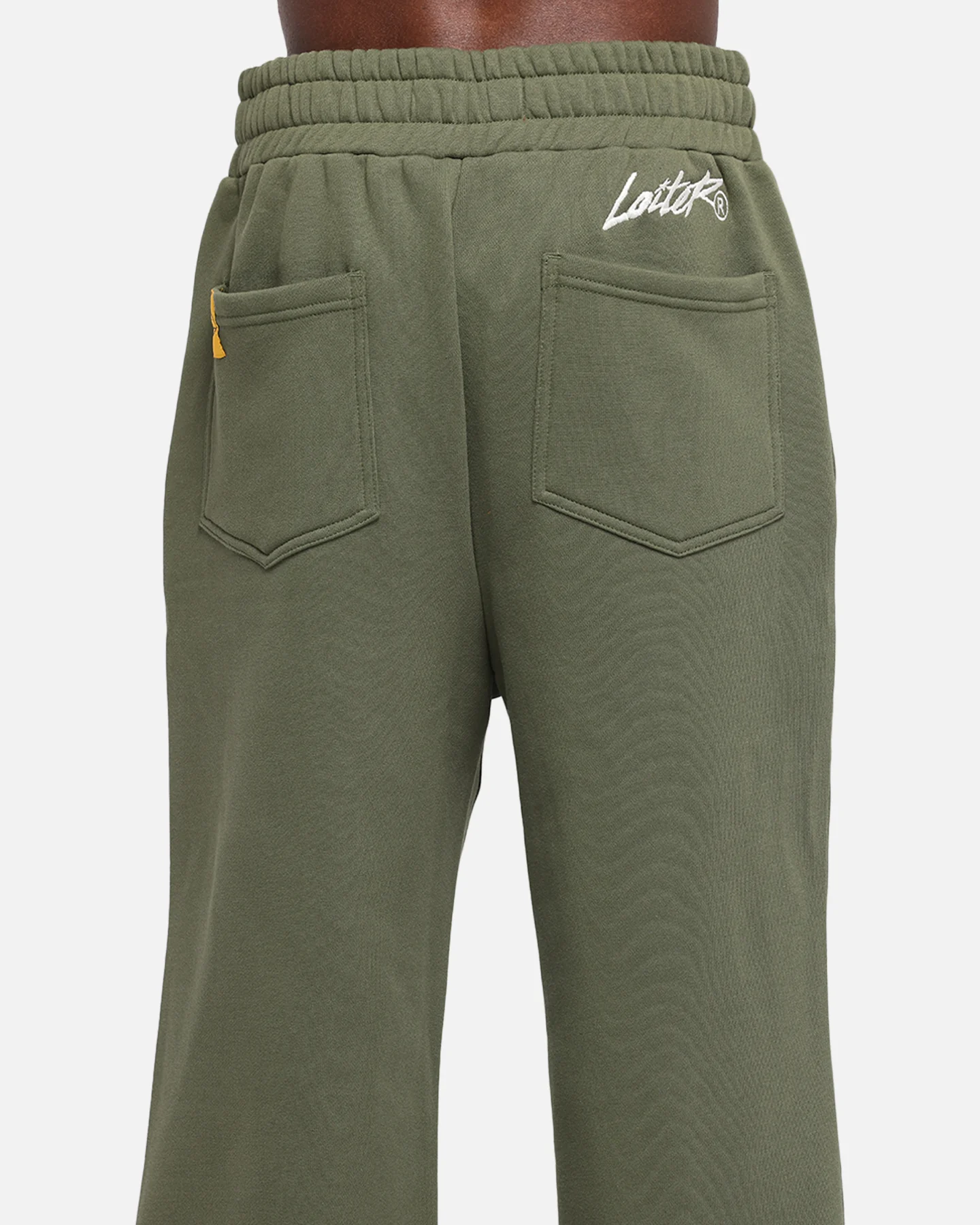 Loiter Hybrid Sweatpants Olive - Image 8