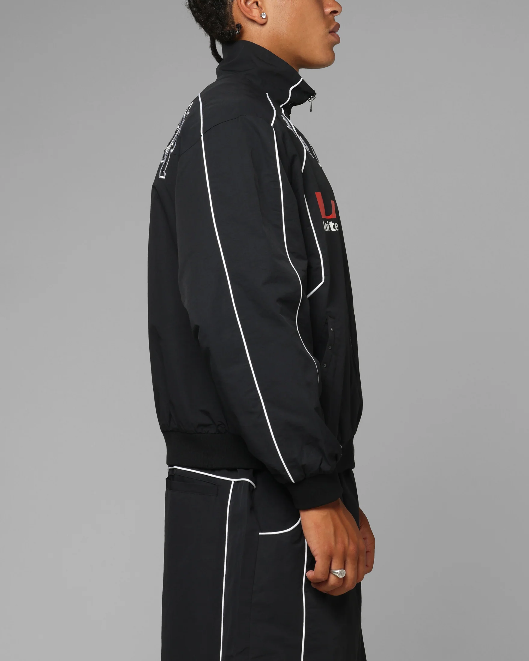 Loiter Imperial Track Jacket Black - Image 5
