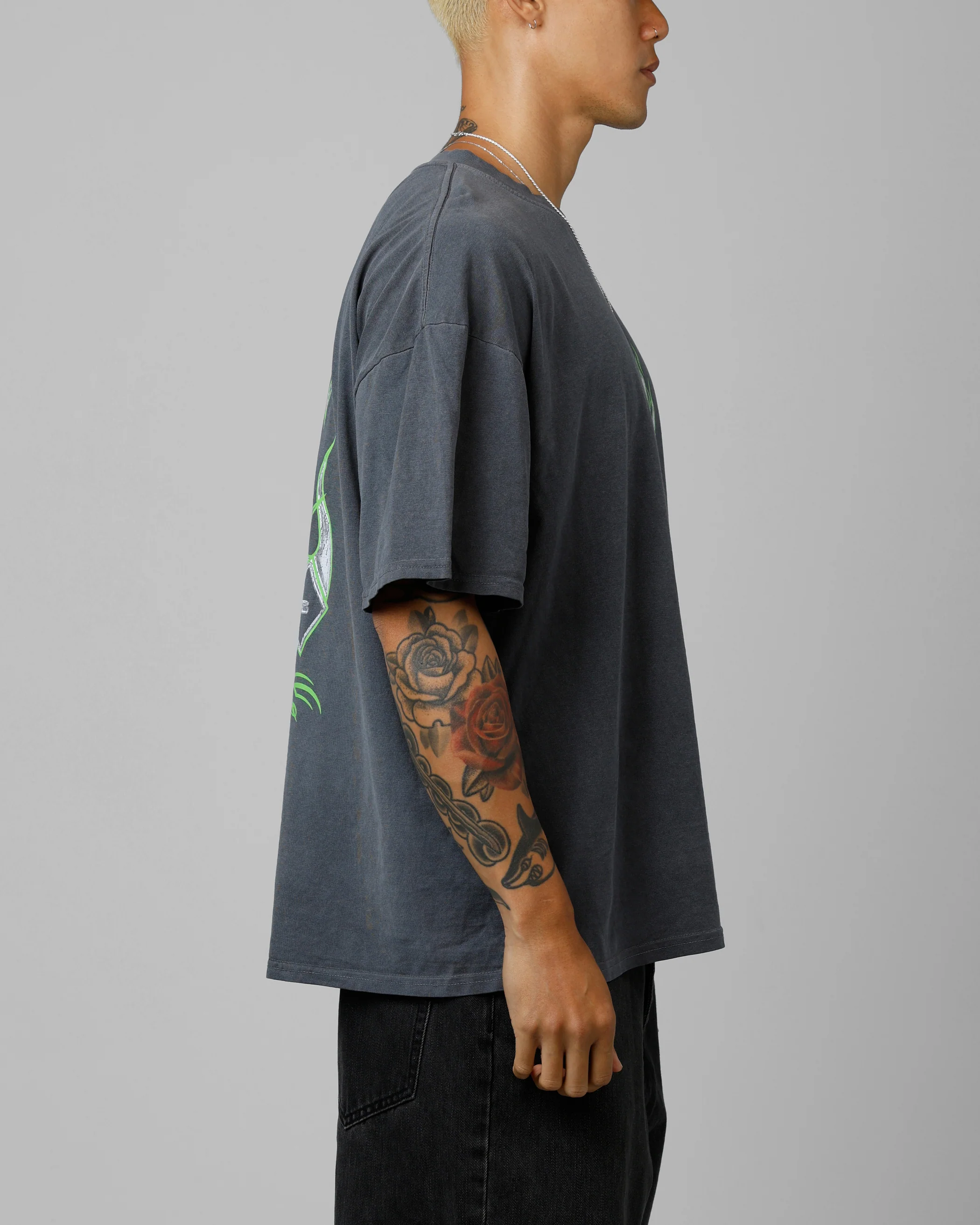 Loiter Iron Wrath T-Shirt Washed Charcoal - Image 4