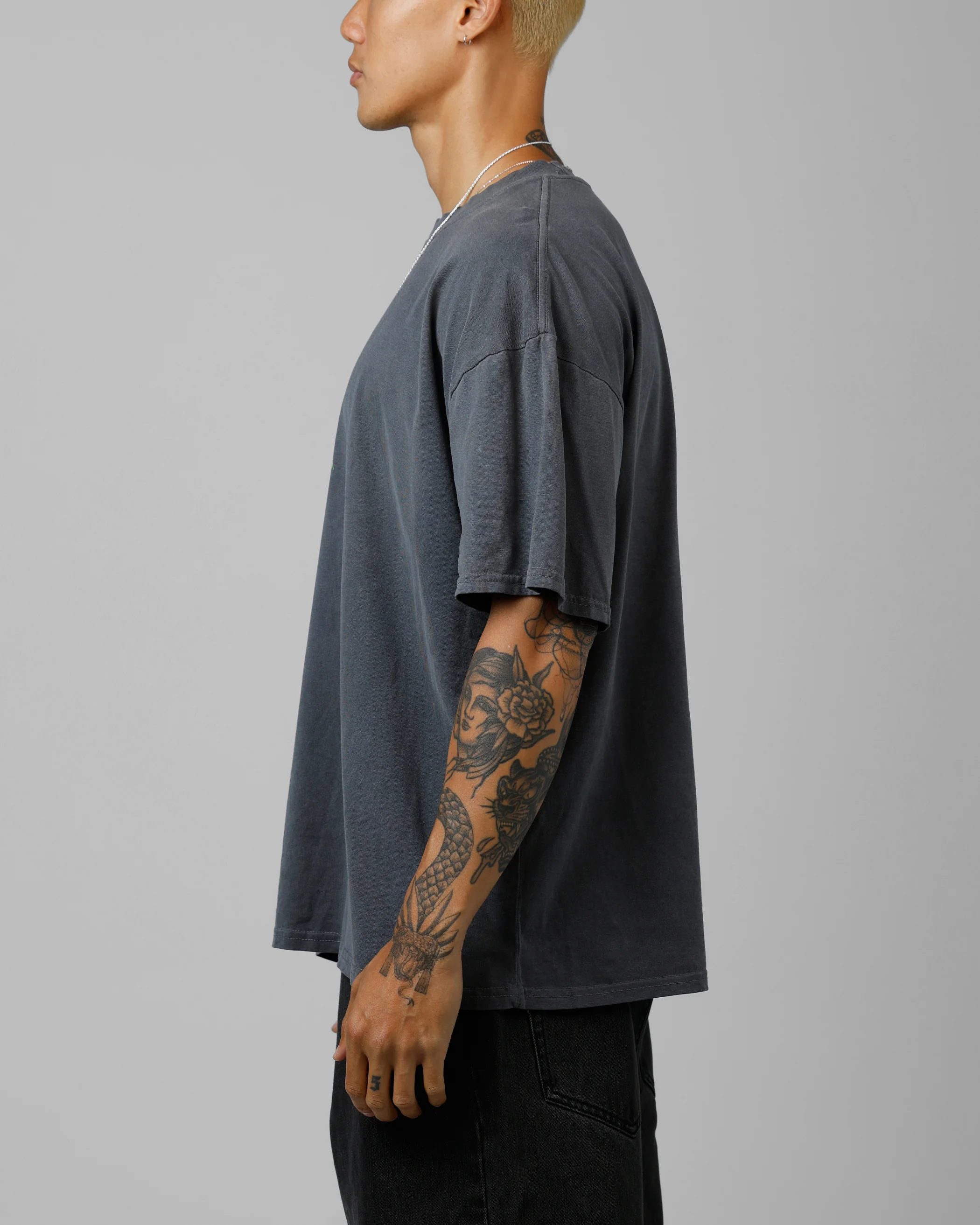 Loiter Iron Wrath T-Shirt Washed Charcoal - Image 5