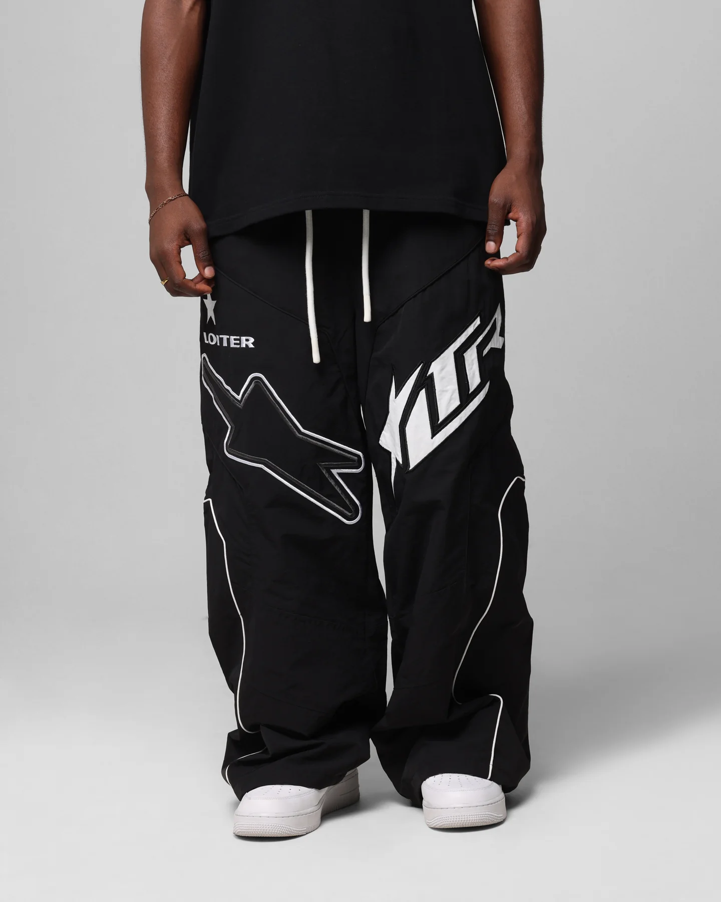 Loiter Motocross Parachute Pants Black