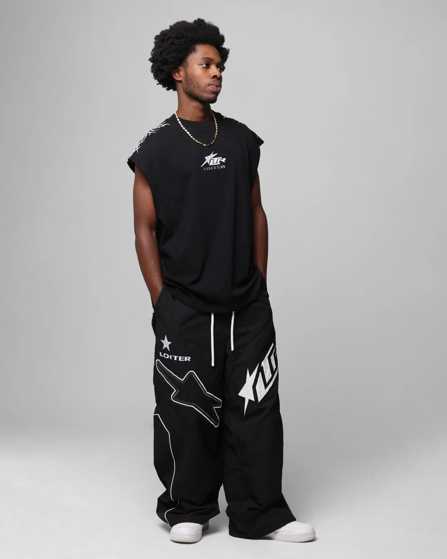 Loiter Motocross Parachute Pants Black - Image 2