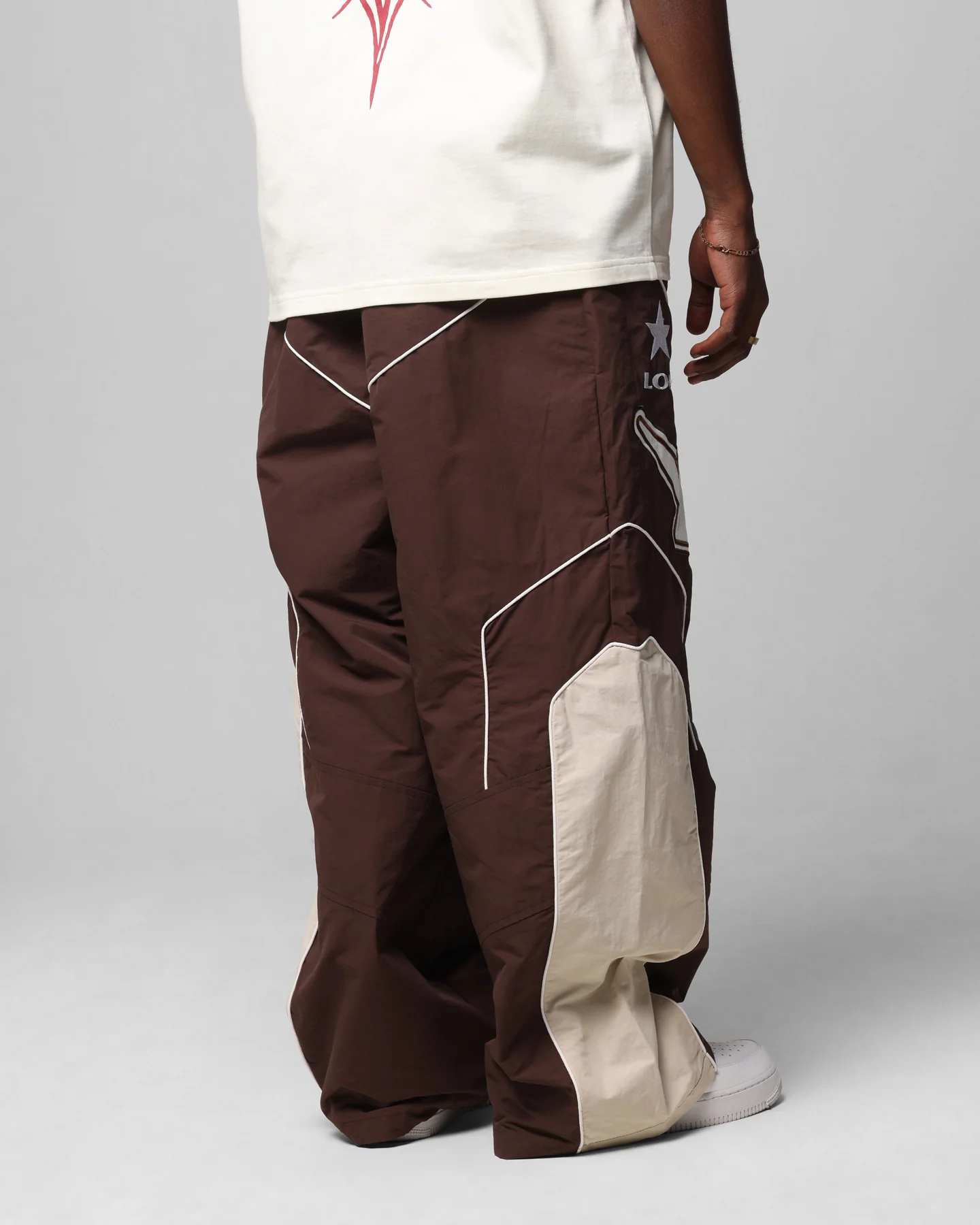 Loiter Motocross Parachute Pants Brown - Image 6