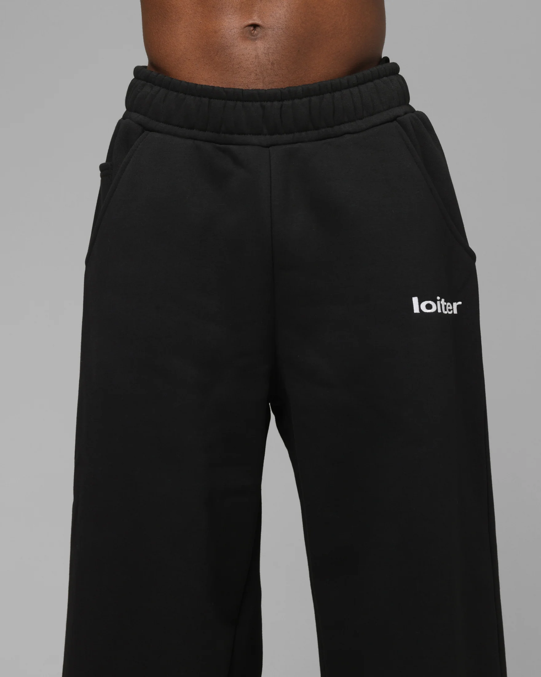 Loiter Premium Hybrid Sweatpants Black/Camo - Image 7