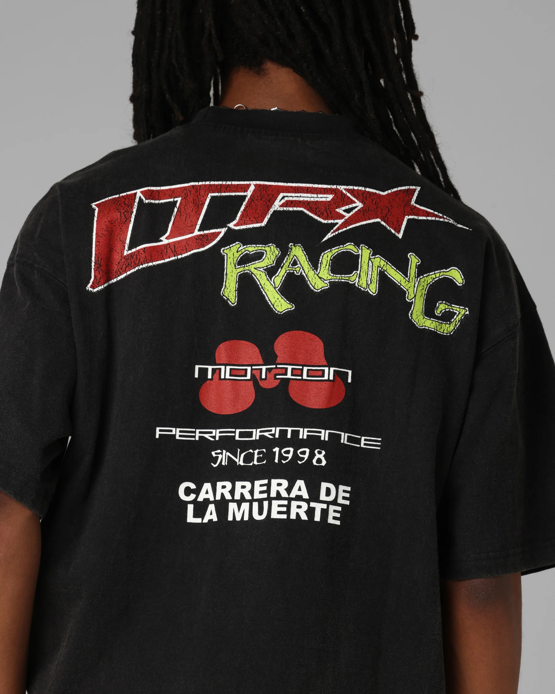 Loiter Racing Premium T-Shirt Charcoal - Image 8