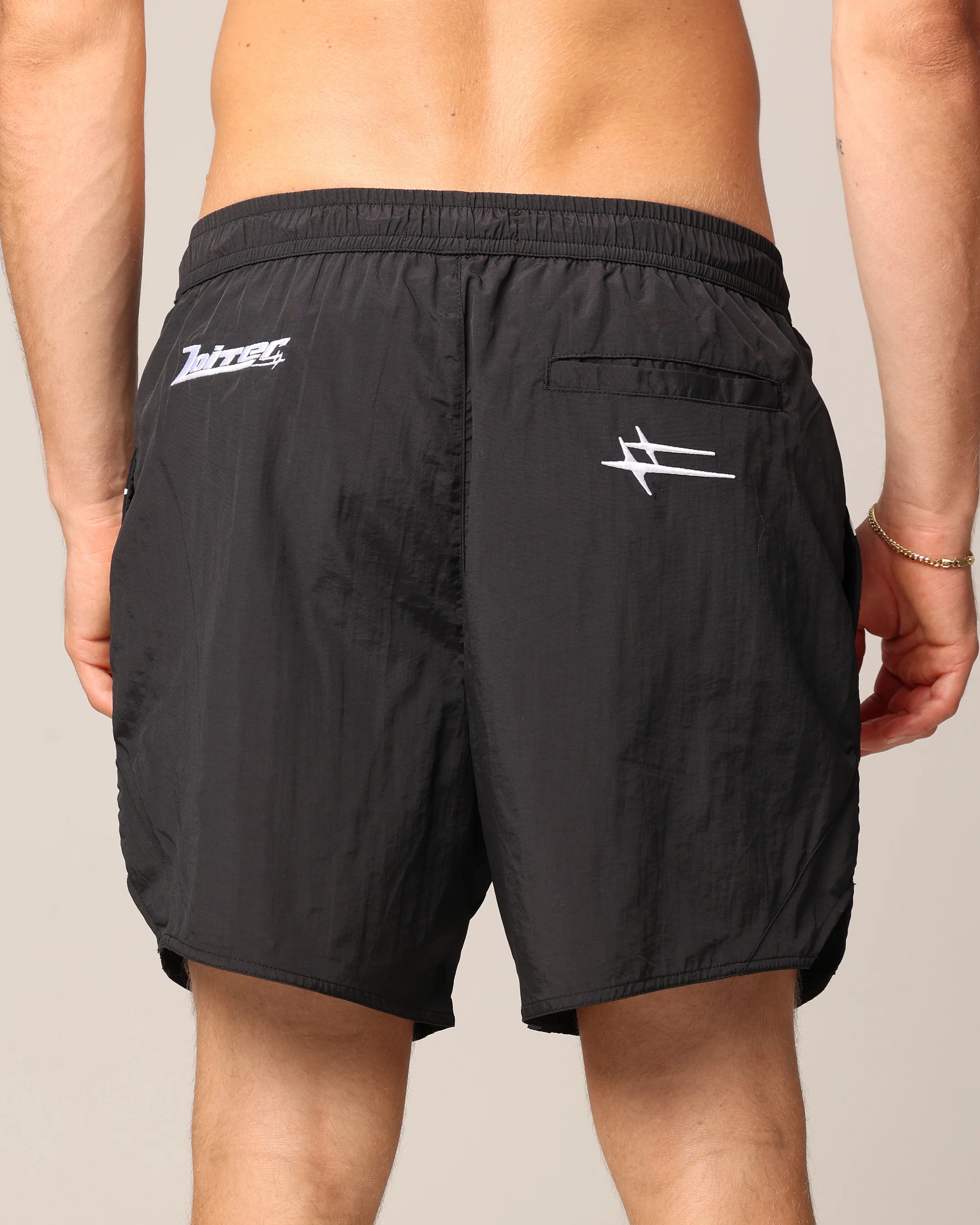 Loiter Rodeo Walk Shorts Black - Image 8
