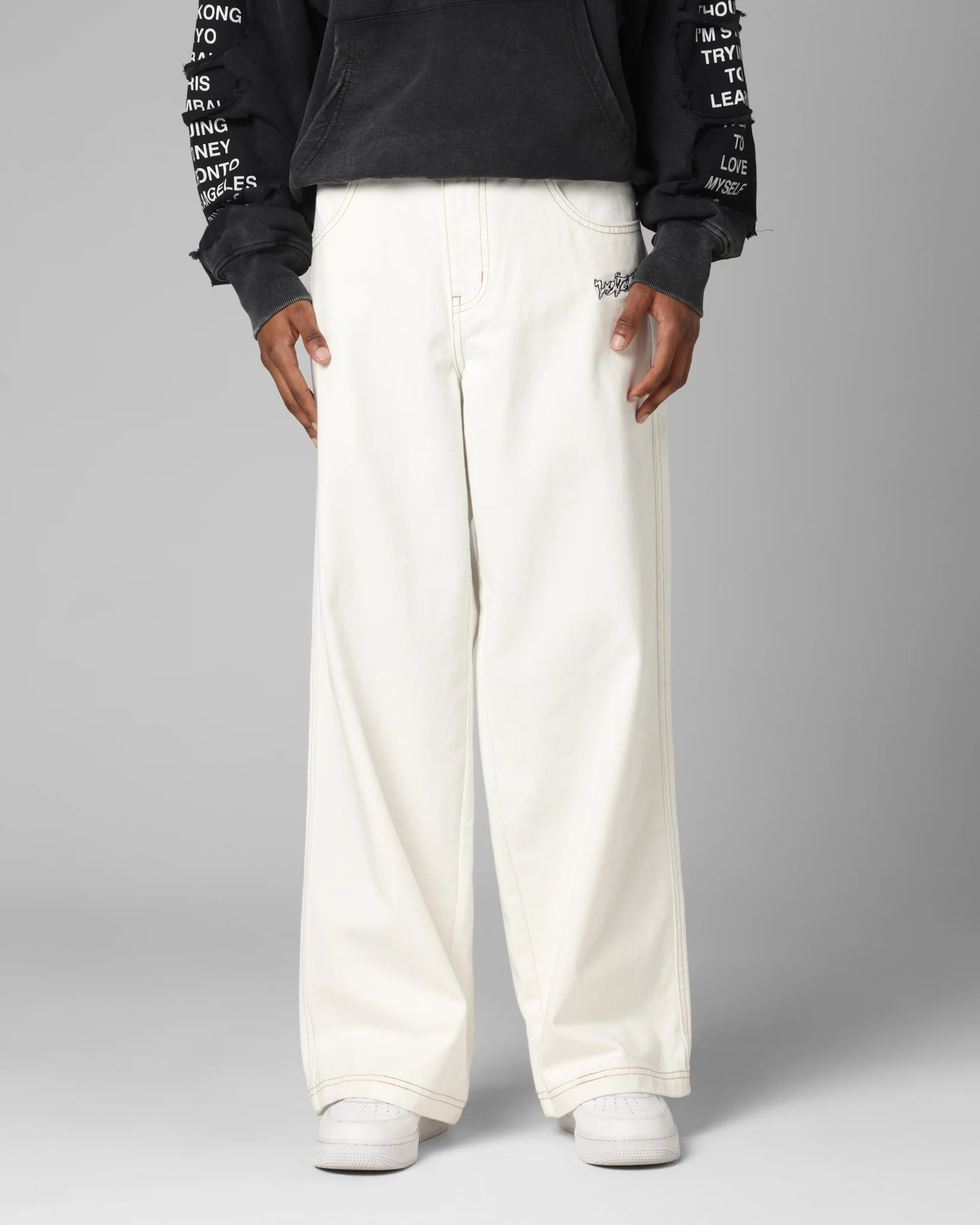 Loiter Star Born Jeans Off White - Image 5
