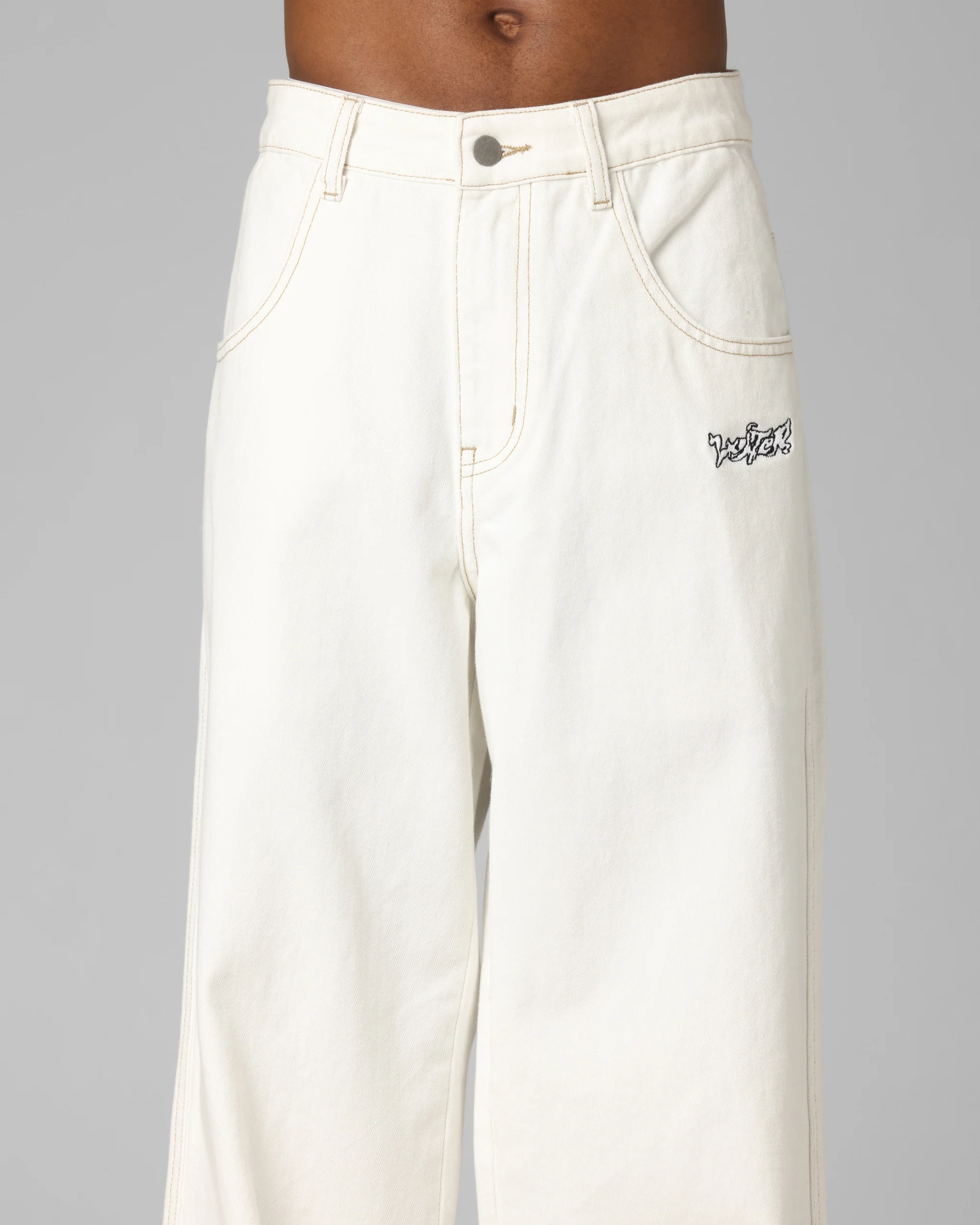 Loiter Star Born Jeans Off White - Image 7