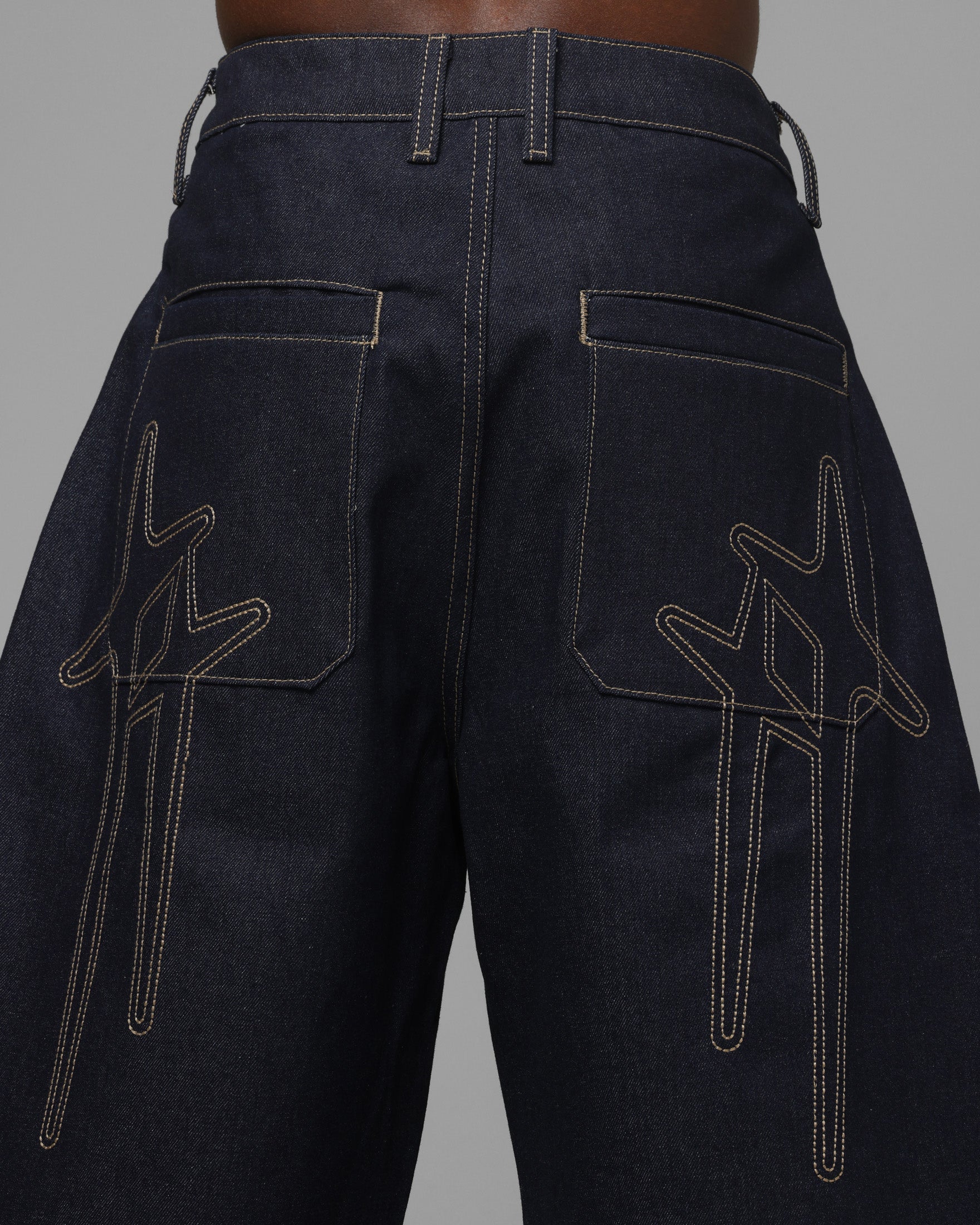 Loiter Star Born Jorts Raw Indigo - Image 8