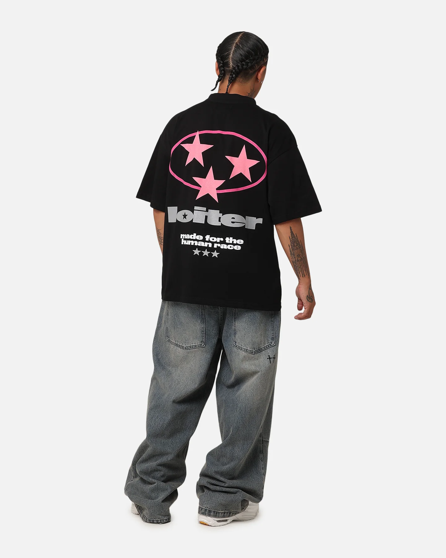 Loiter Star Child T-Shirt Black - Image 3