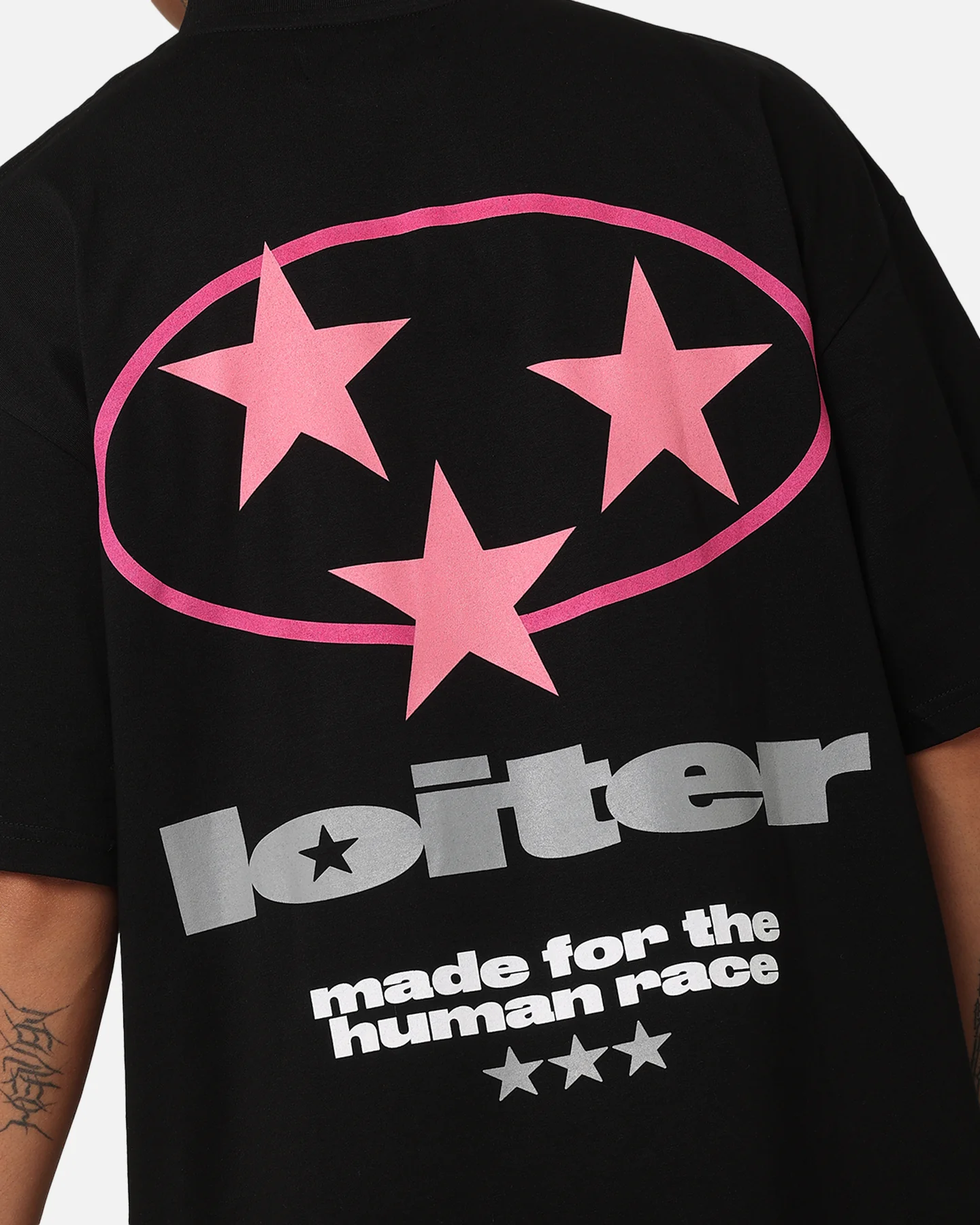 Loiter Star Child T-Shirt Black - Image 7