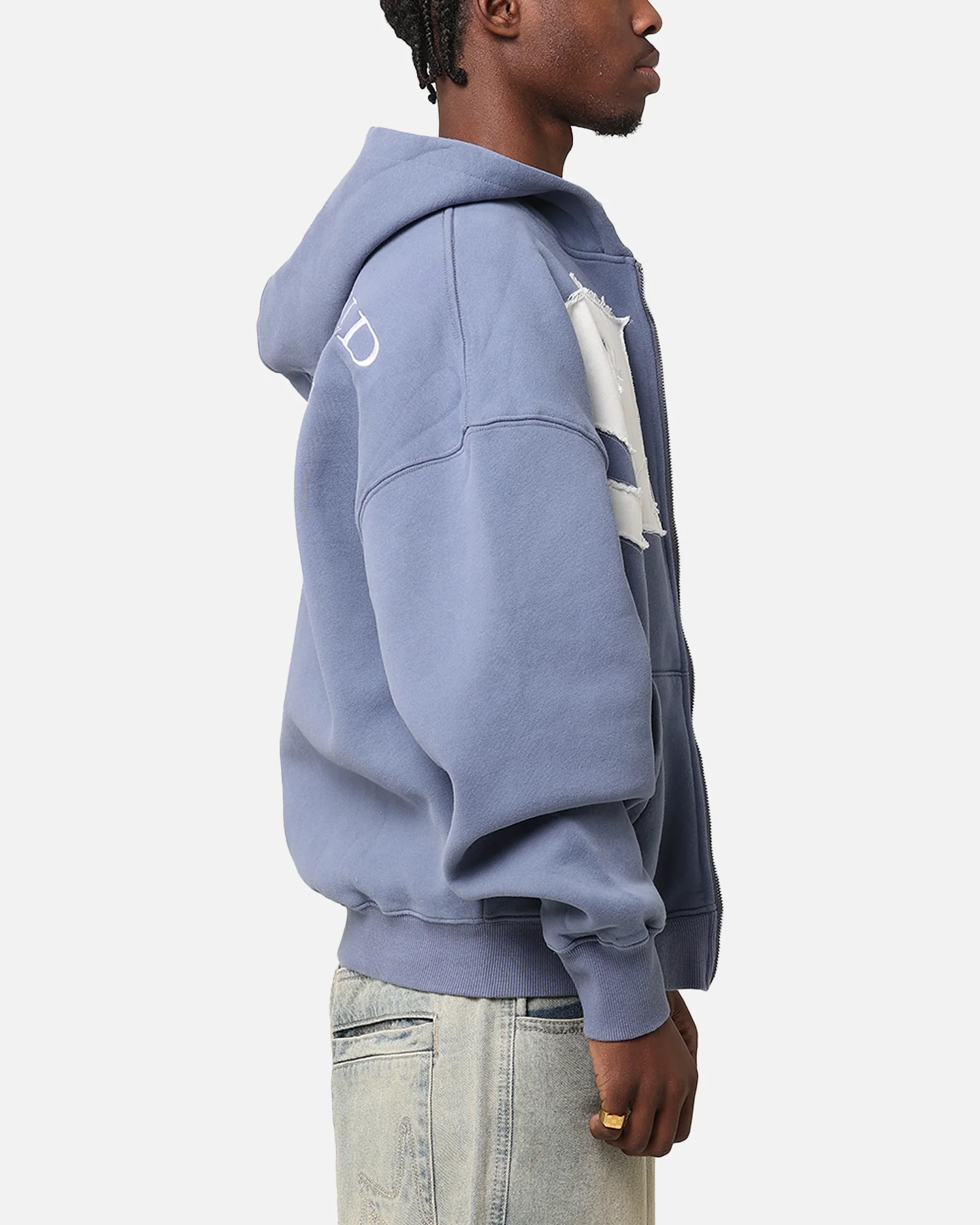 Loiter Star Child Zip Hoodie Navy - Image 5