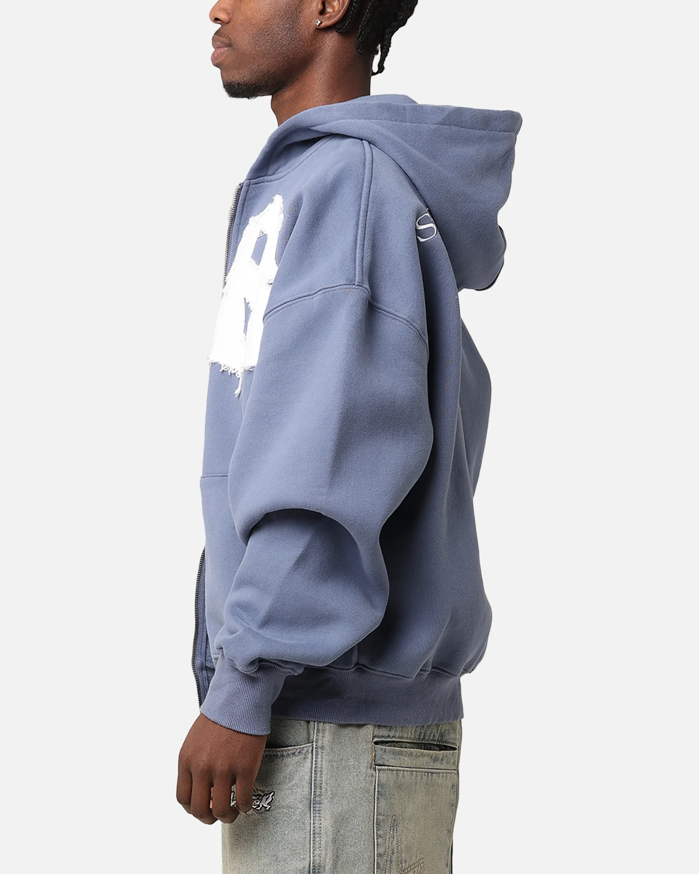 Loiter Star Child Zip Hoodie Navy - Image 6