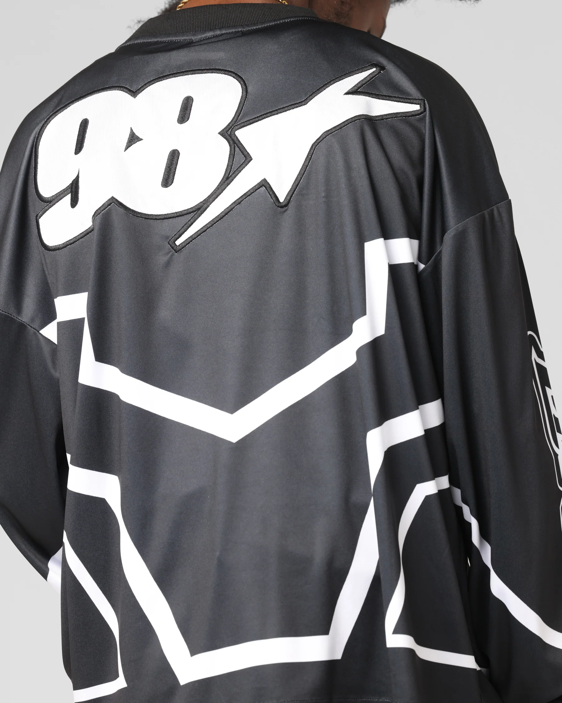 Loiter Thrill Racing Long Sleeve T-Shirt Black - Image 7
