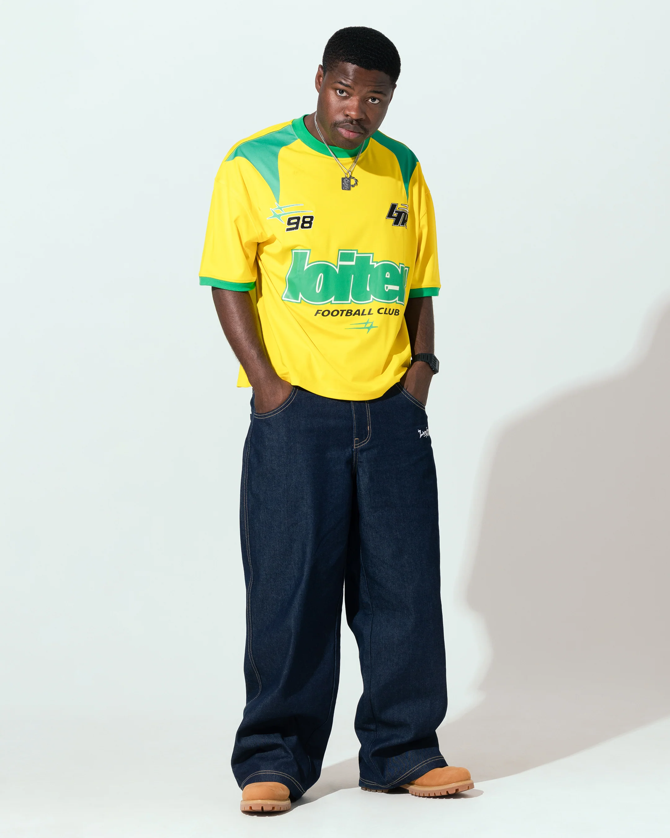 Loiter Tournament Jersey Yellow/Green - Image 3