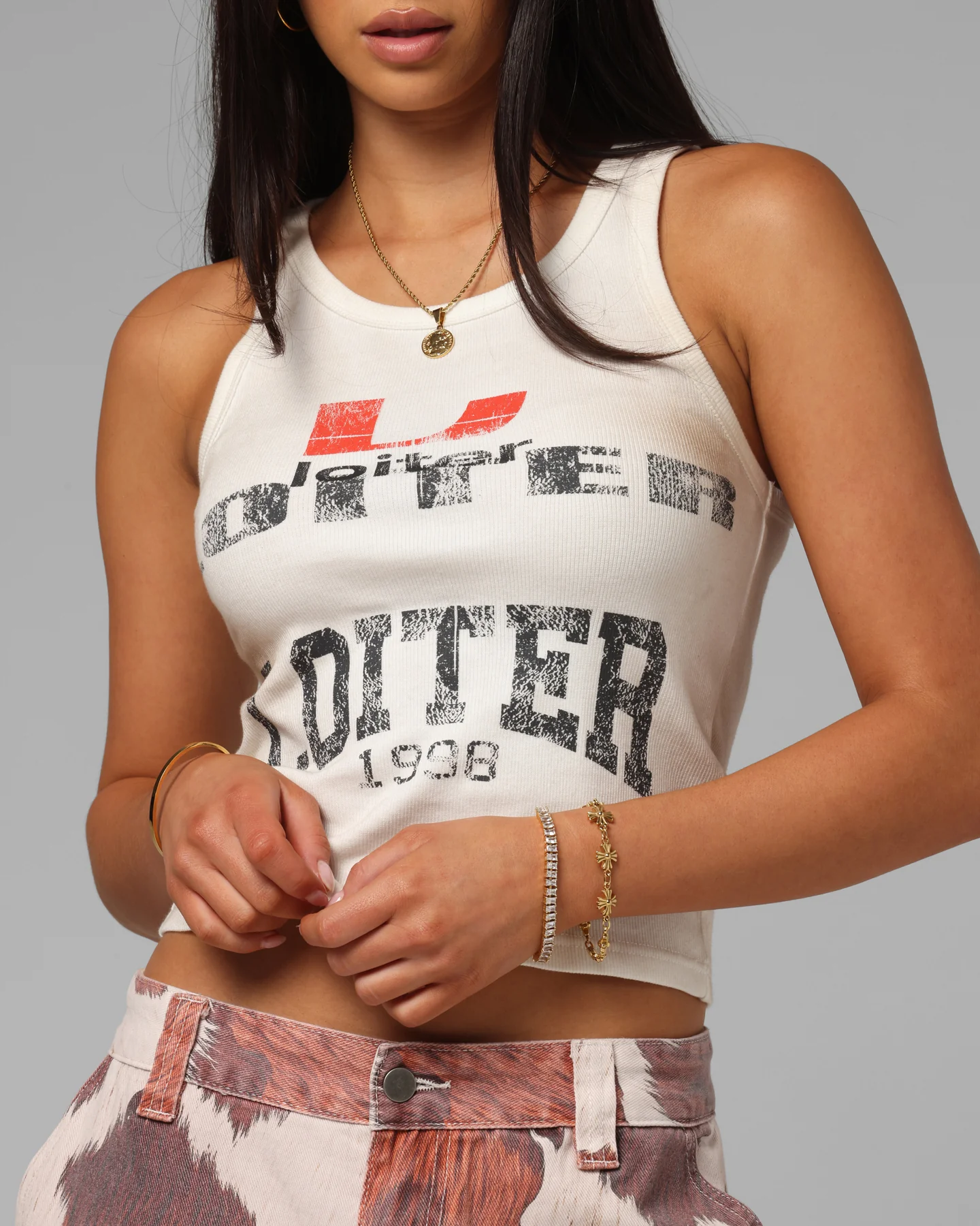 Loiter Women's Oil Rig Tank White - Image 6