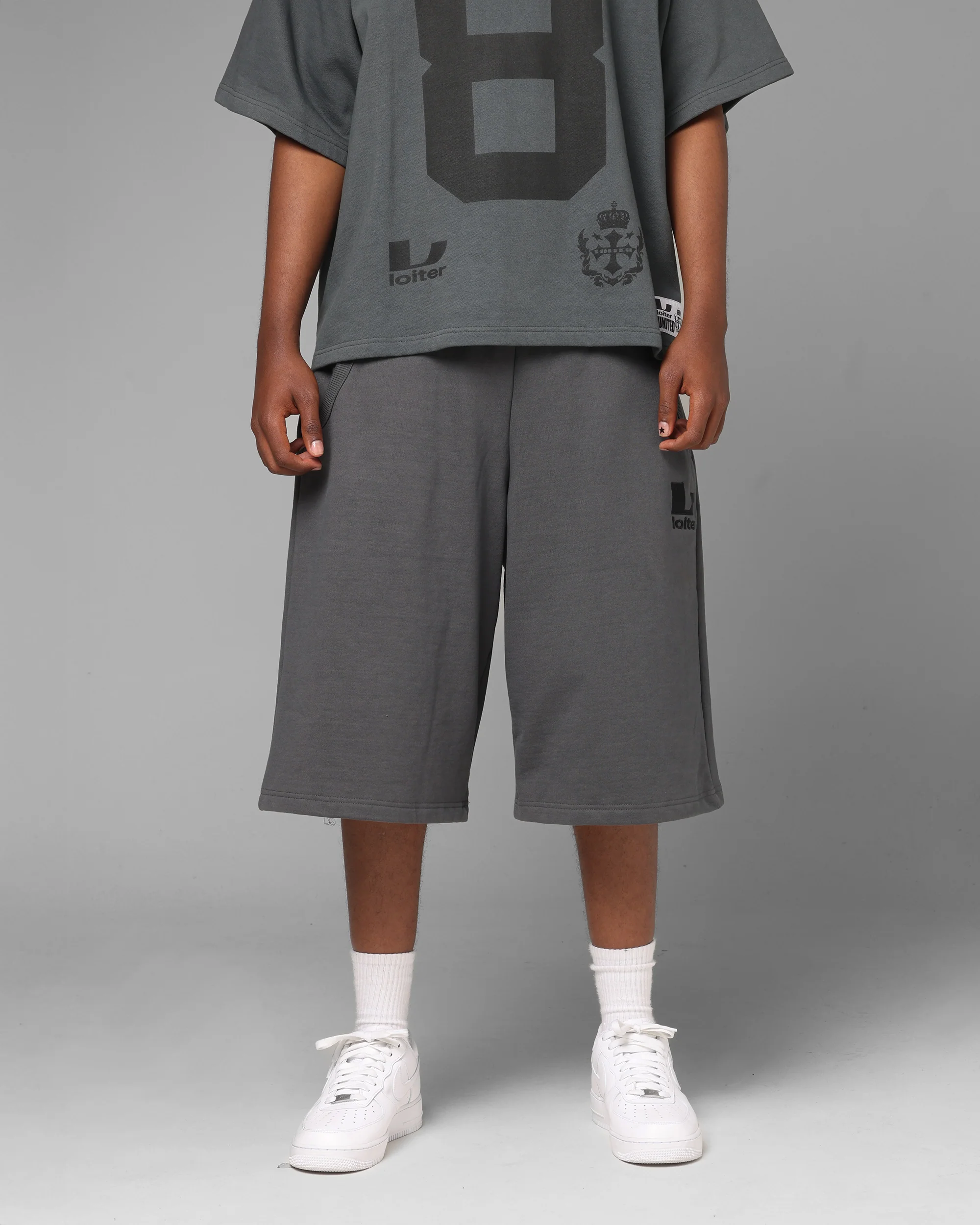 Loiter World Cup Shorts Charcoal