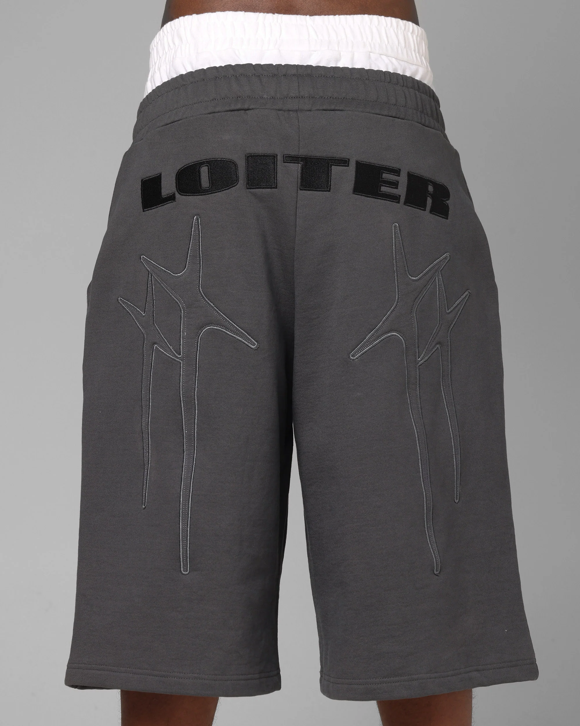 Loiter World Cup Shorts Charcoal - Image 6