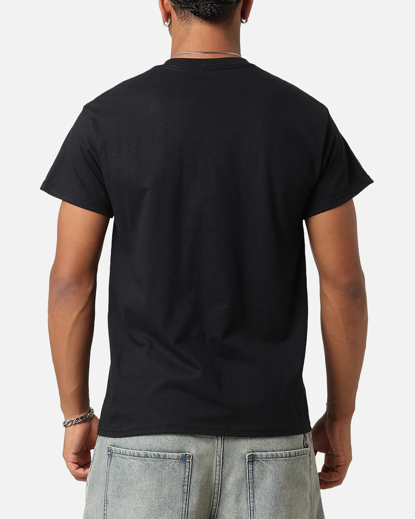 Majestic Athletic Las Vegas Raiders Blecker Team Arch T-Shirt Black - Image 3