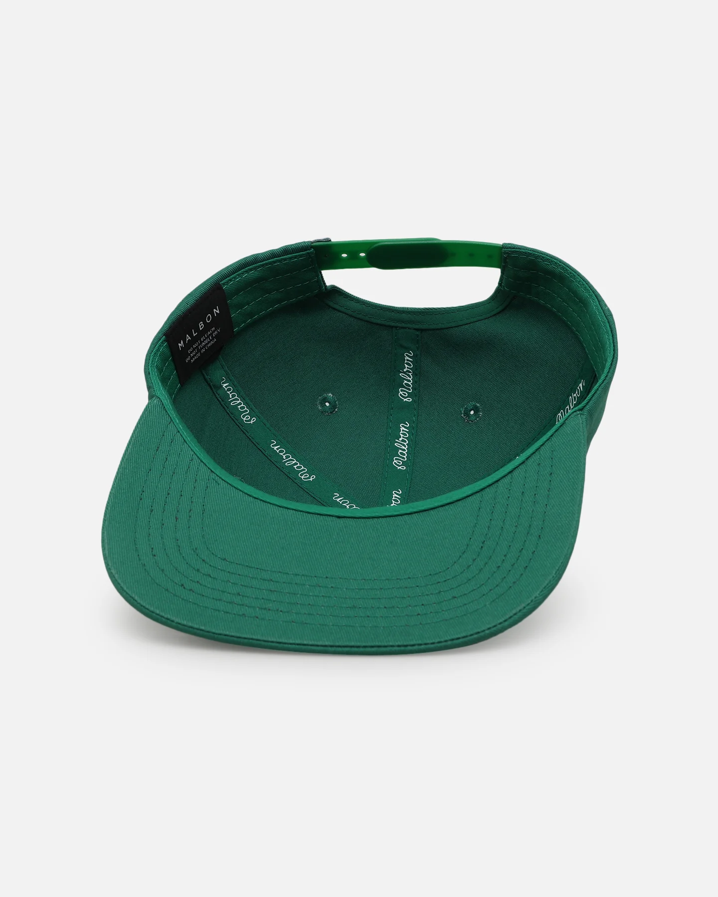 Malbon Pin High Painters 6 Panel Snapback Kelly Green - Image 6