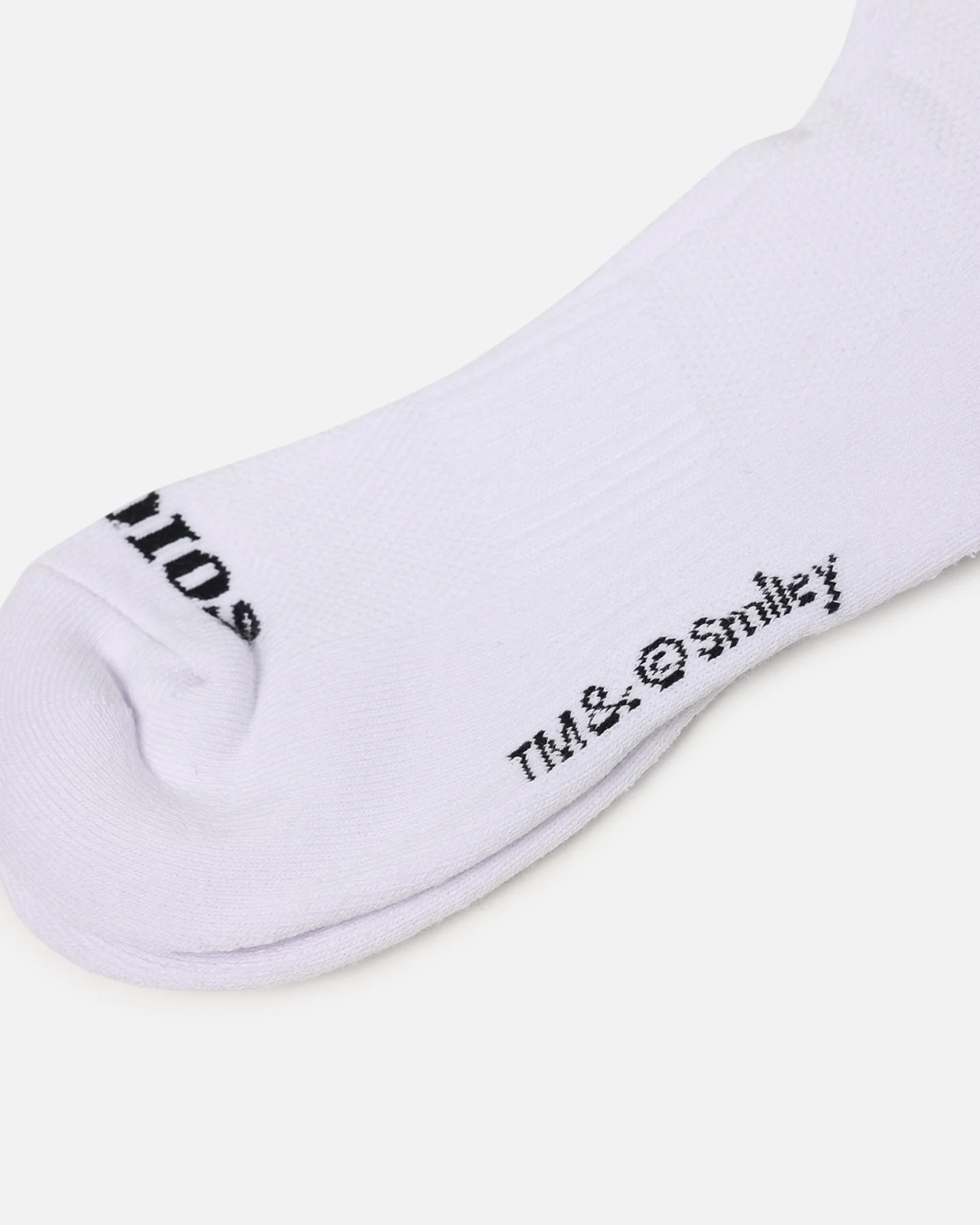Market X Smiley Badge Crew Socks White - Image 4