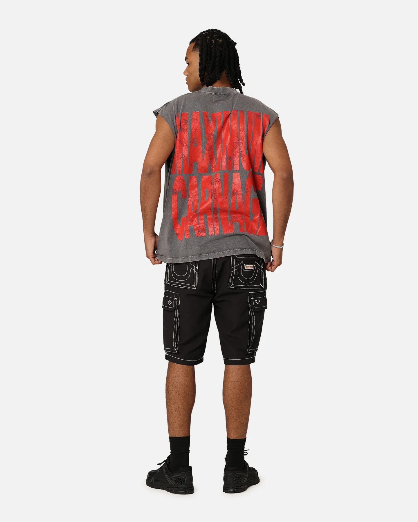 Marvel Spider-Man Maximum Carnage Muscle T-Shirt Charcoal - Image 8