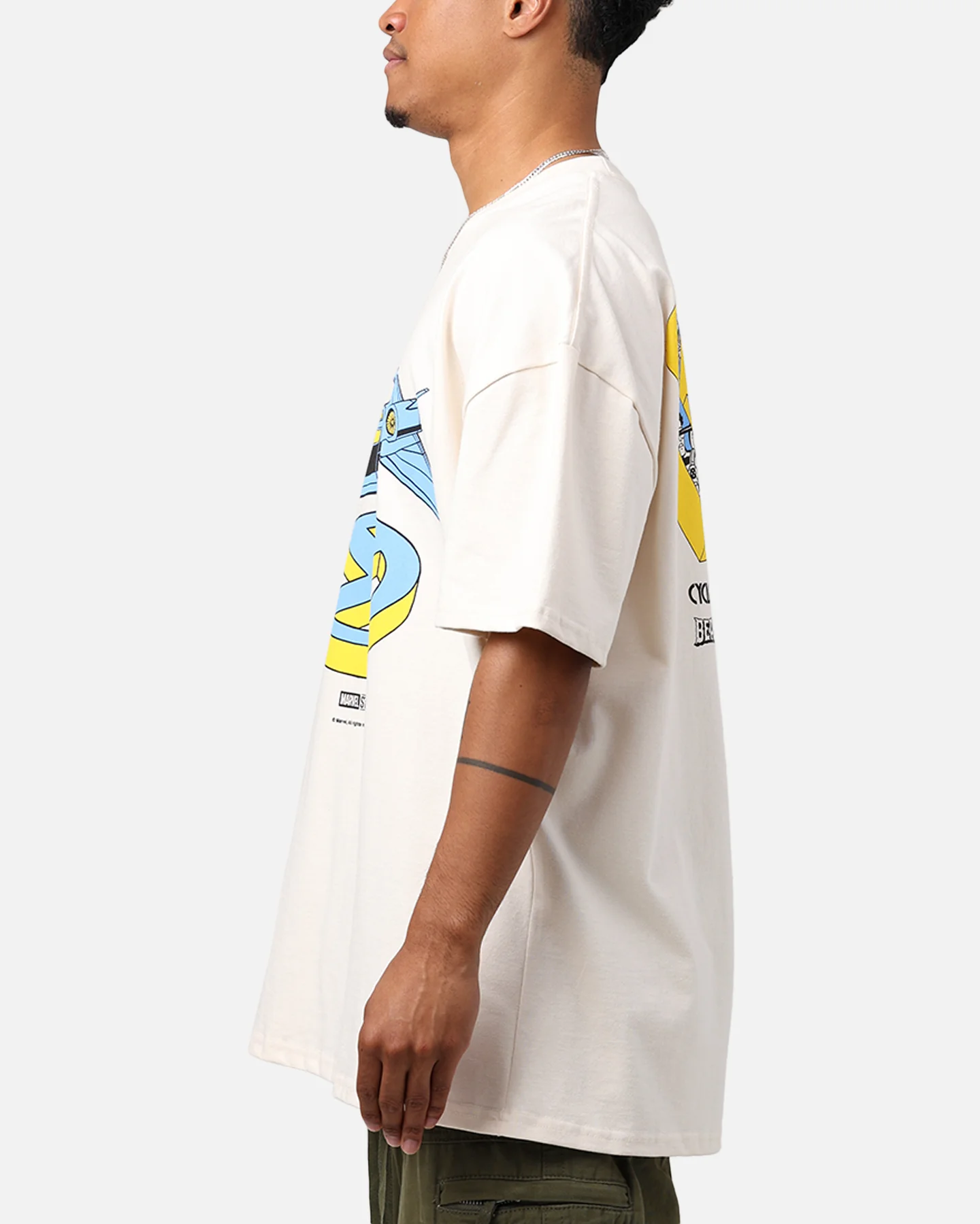 Marvel X-Men The Blackbird Heavyweight T-Shirt Off White - Image 5