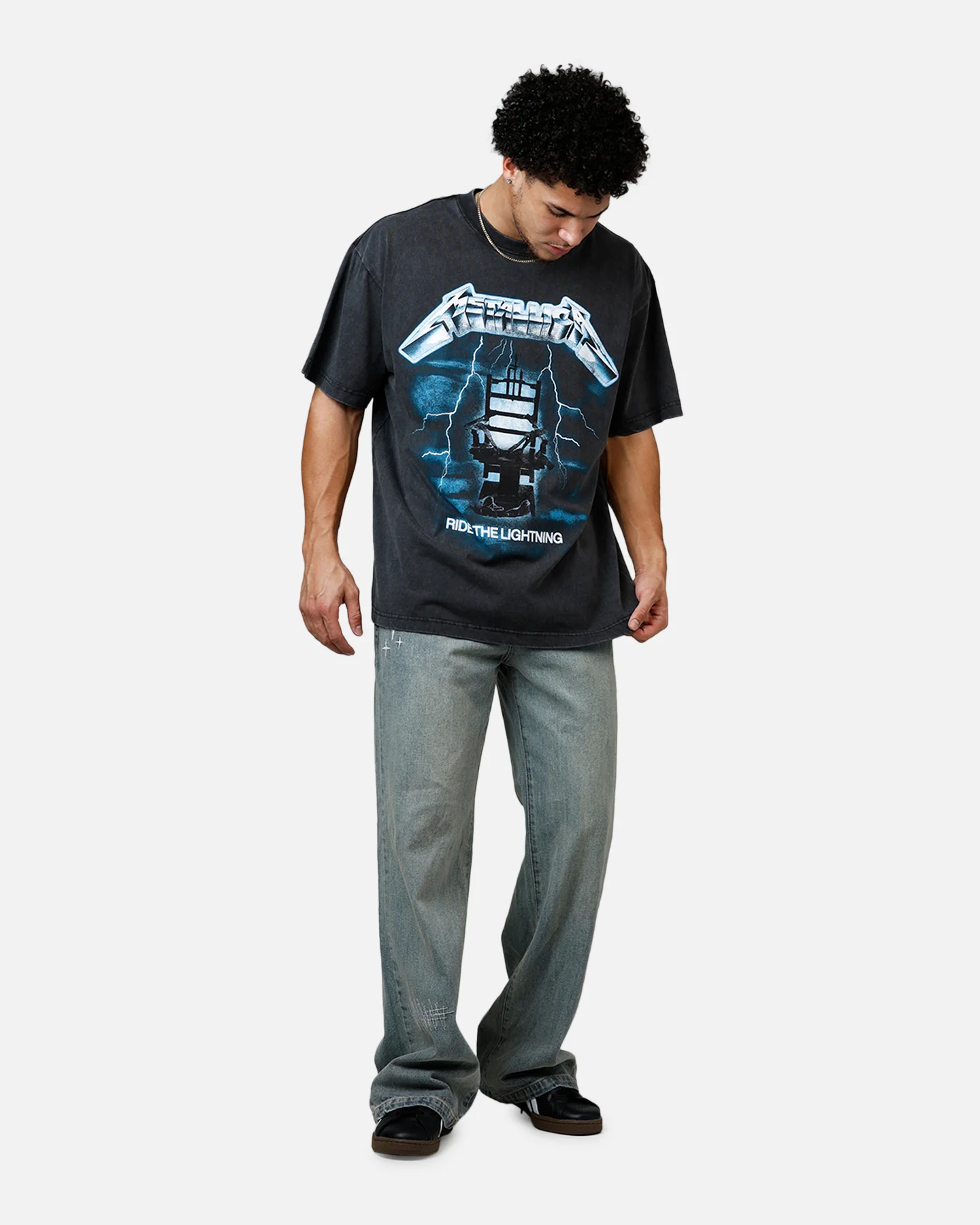 Merch Traffic Metallica RTL T-Shirt Washed Black - Image 3