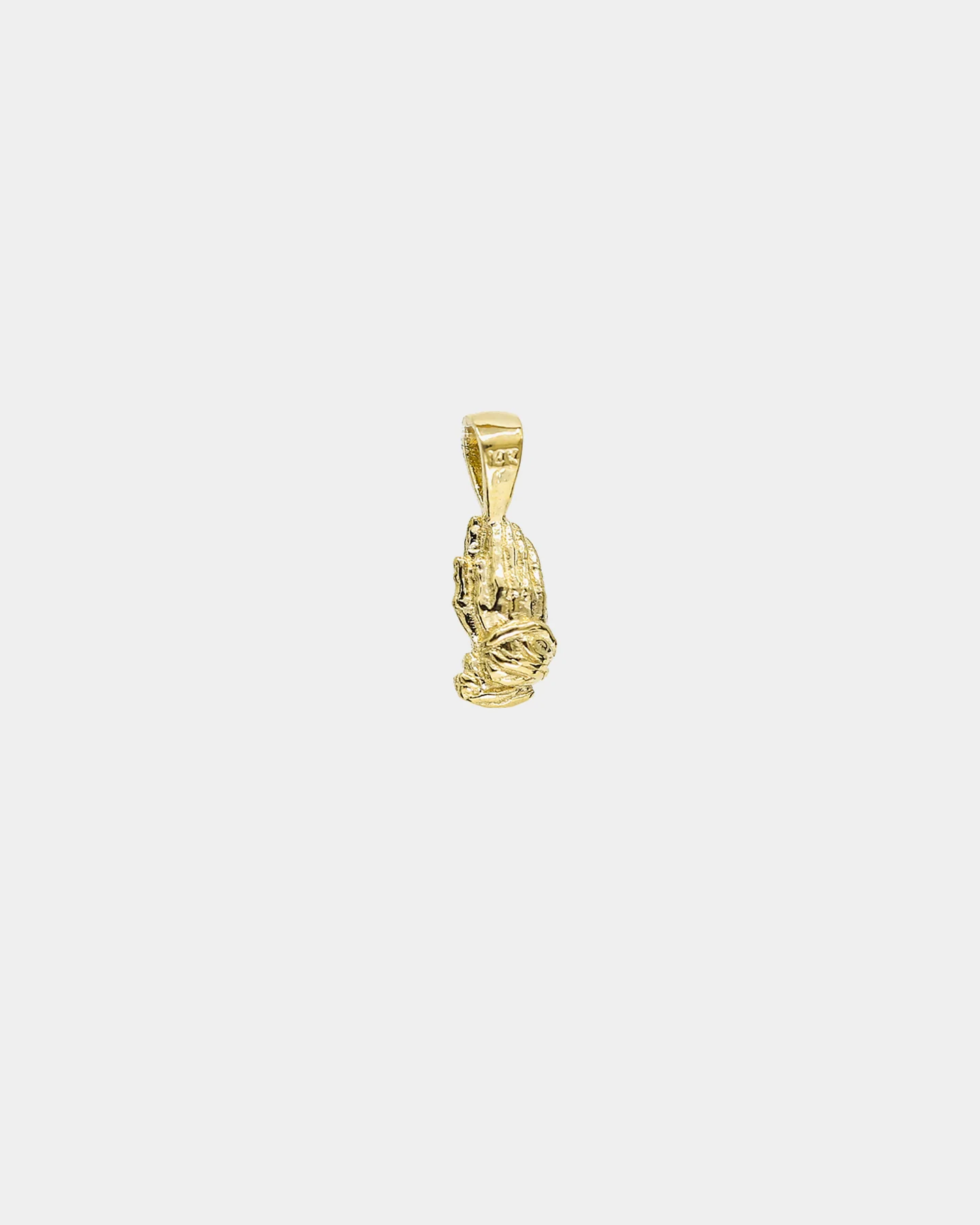 Mister Mini Praying Hands Pendant 14KT Gold - Image 4
