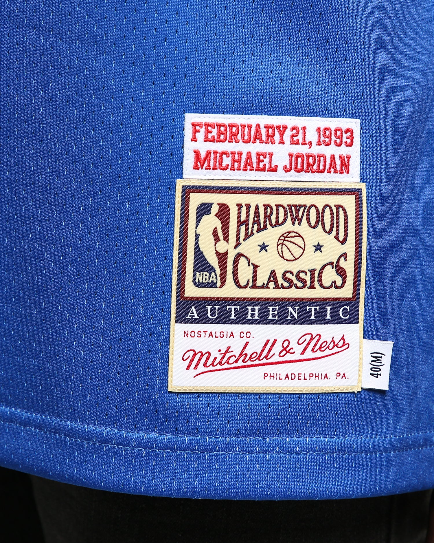 Mitchell & Ness '93 All Star East Michael Jordan #23 Authentic NBA Jersey Blue - Image 7