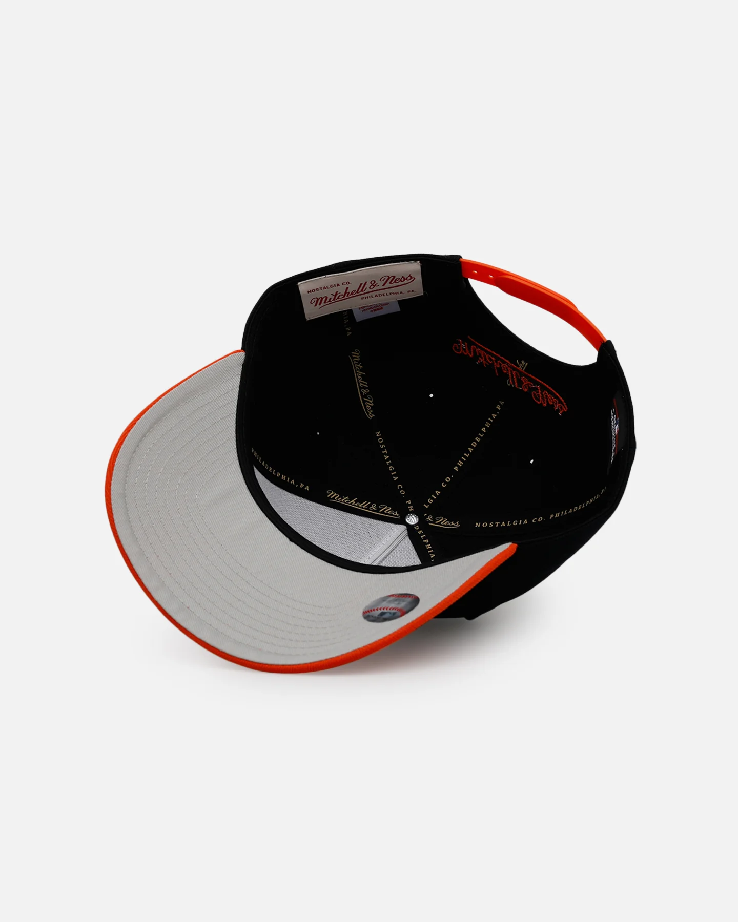 Mitchell & Ness Anaheim Ducks 'Ducks Variety Pack' Pro Pinch Snapback Black/Orange - Image 6