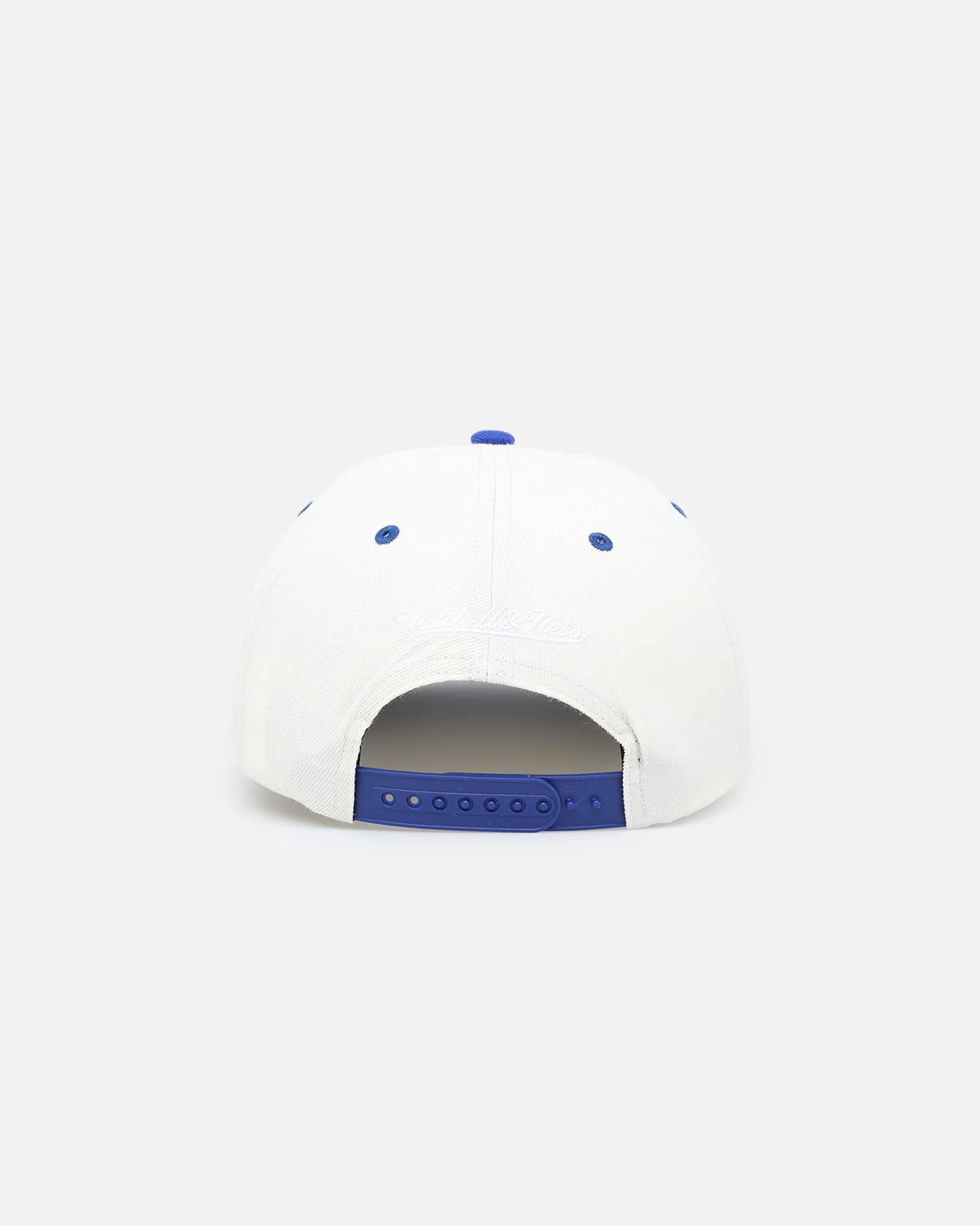 Mitchell & Ness Atlanta Braves Go Team Go Snapback White Cream/Blue - Image 2